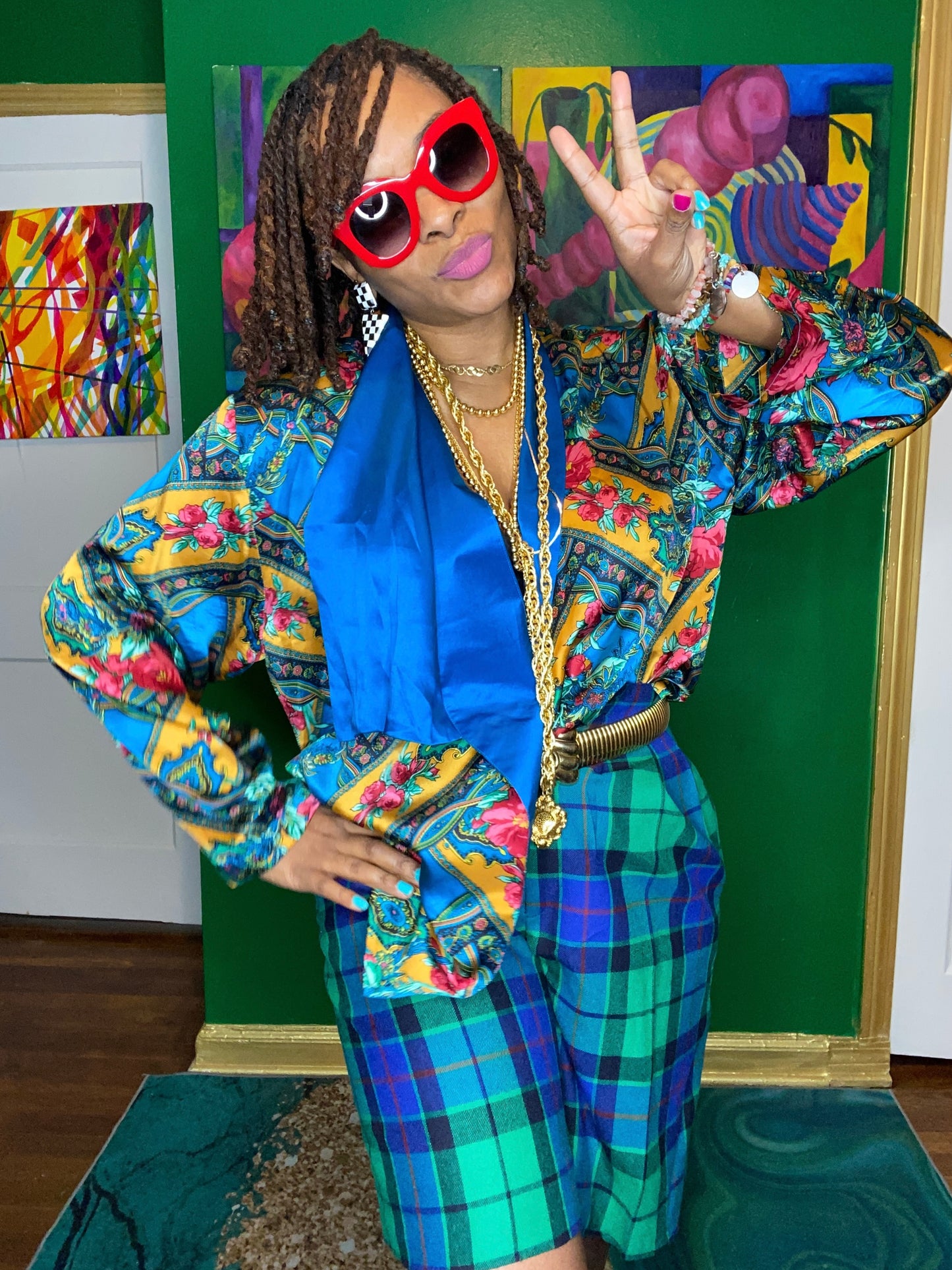 Plaid Em Down Interchangeable Set