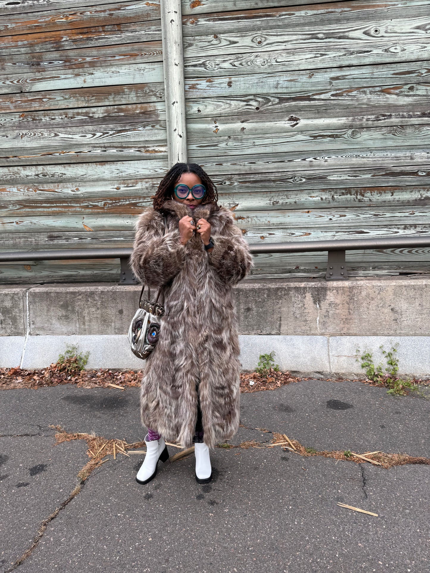 Flewed Out Fur Coat