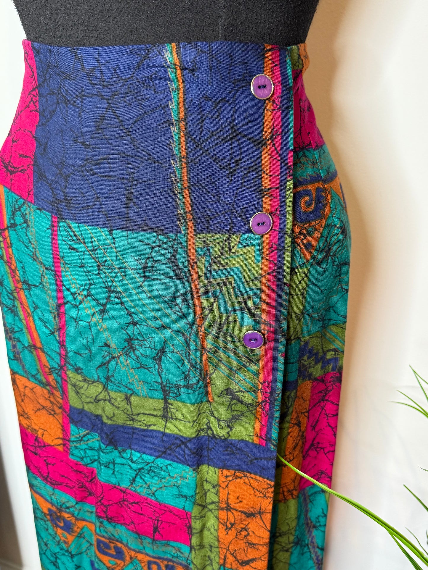 Watercolor Mosaic Skirt