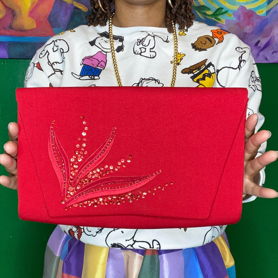 Red Sequin Bag