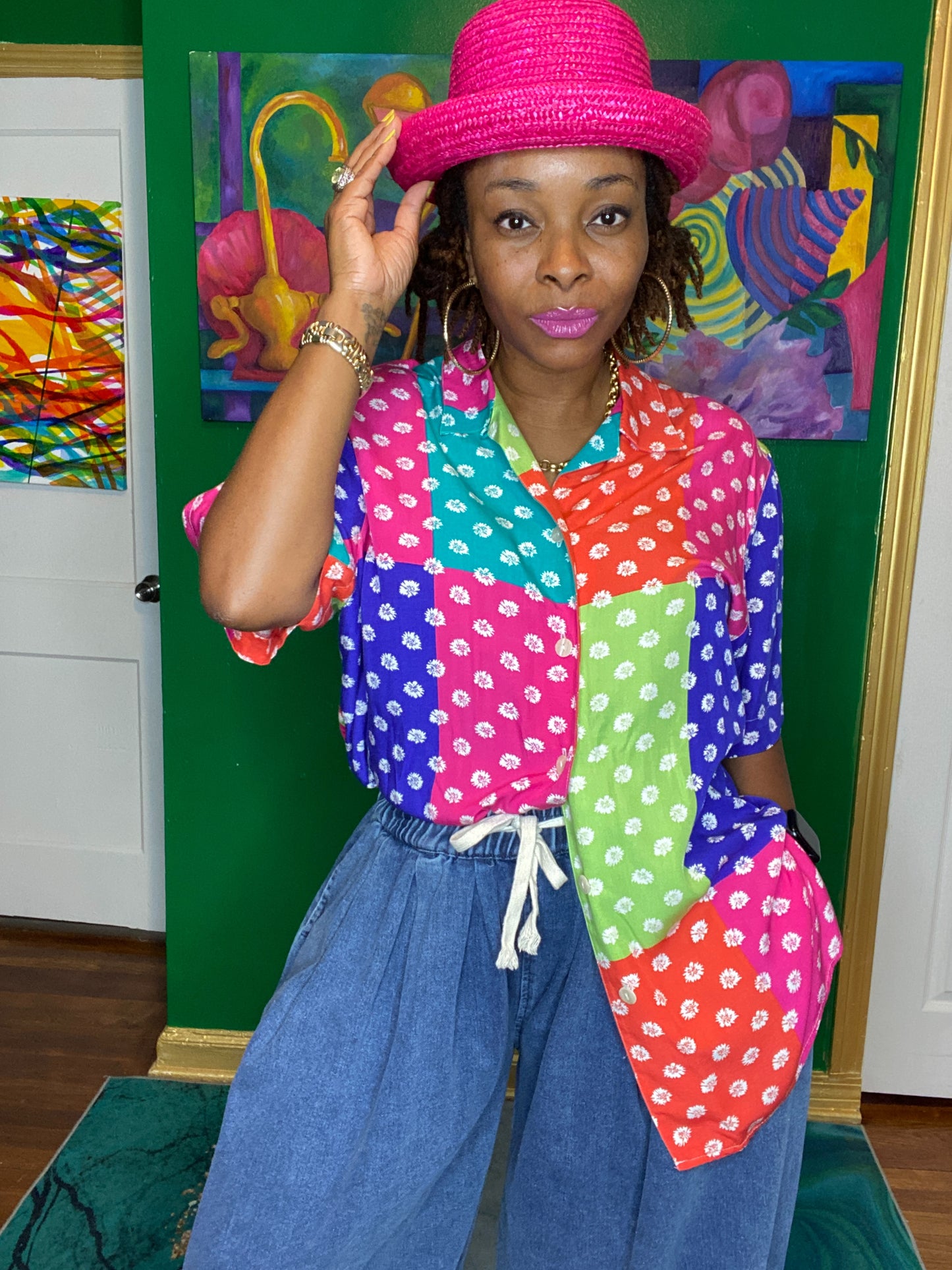 Blocks Of Colour Top
