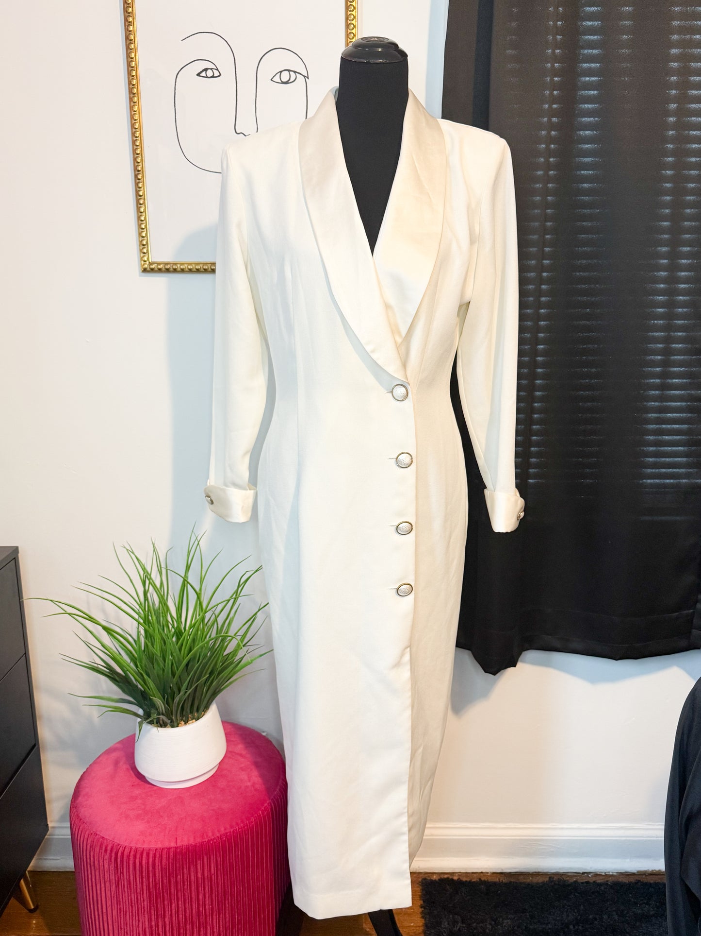 Tuxedo Dress