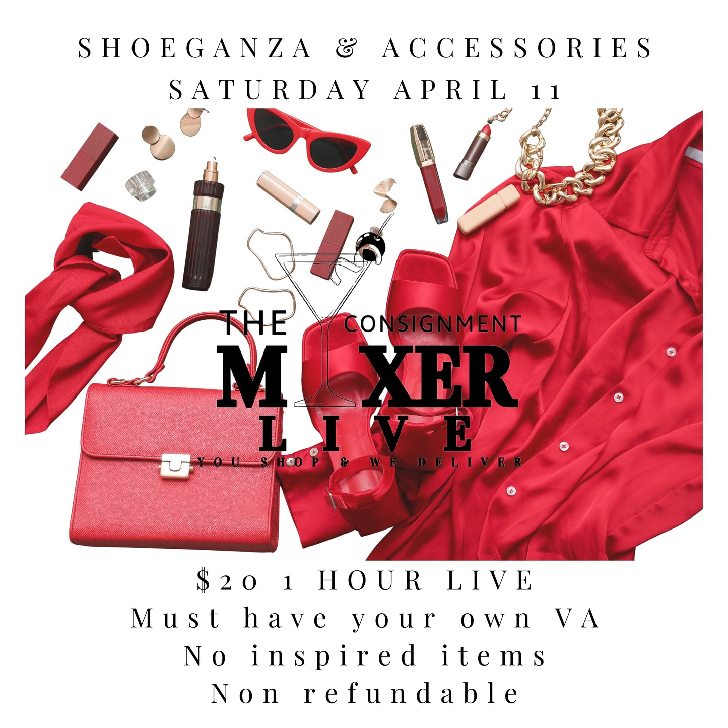 SHOEganza & Accessories Live (April 11)