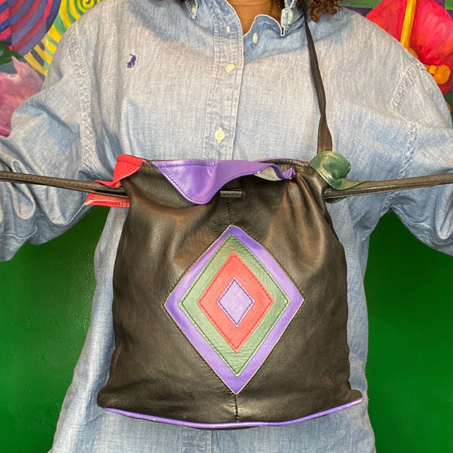 Colorblock Queen Bag