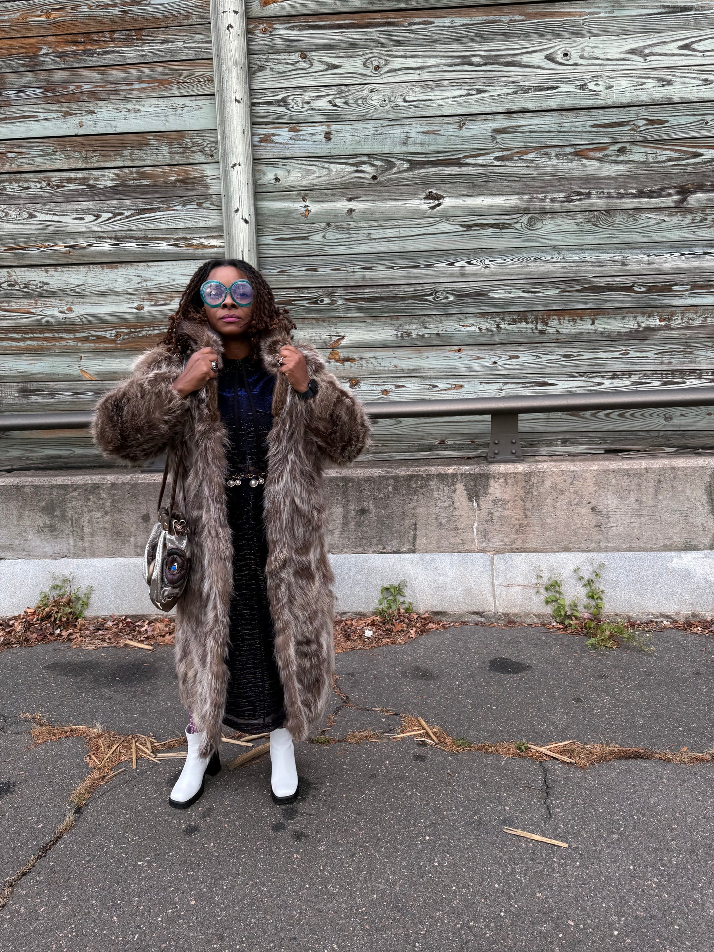 Flewed Out Fur Coat