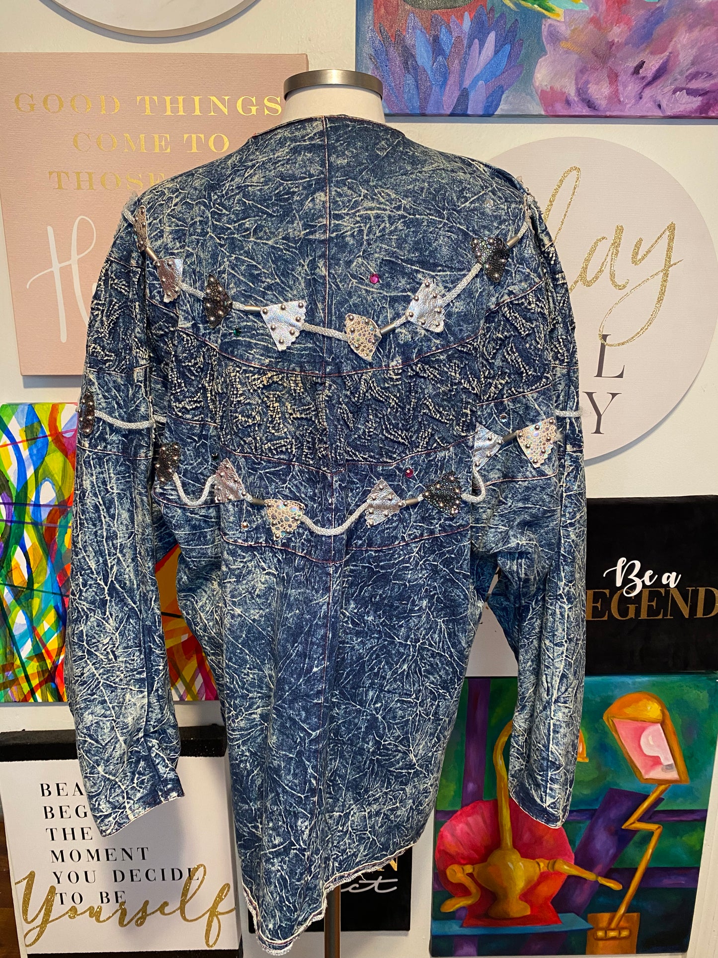 Pyramid Party Denim Jacket