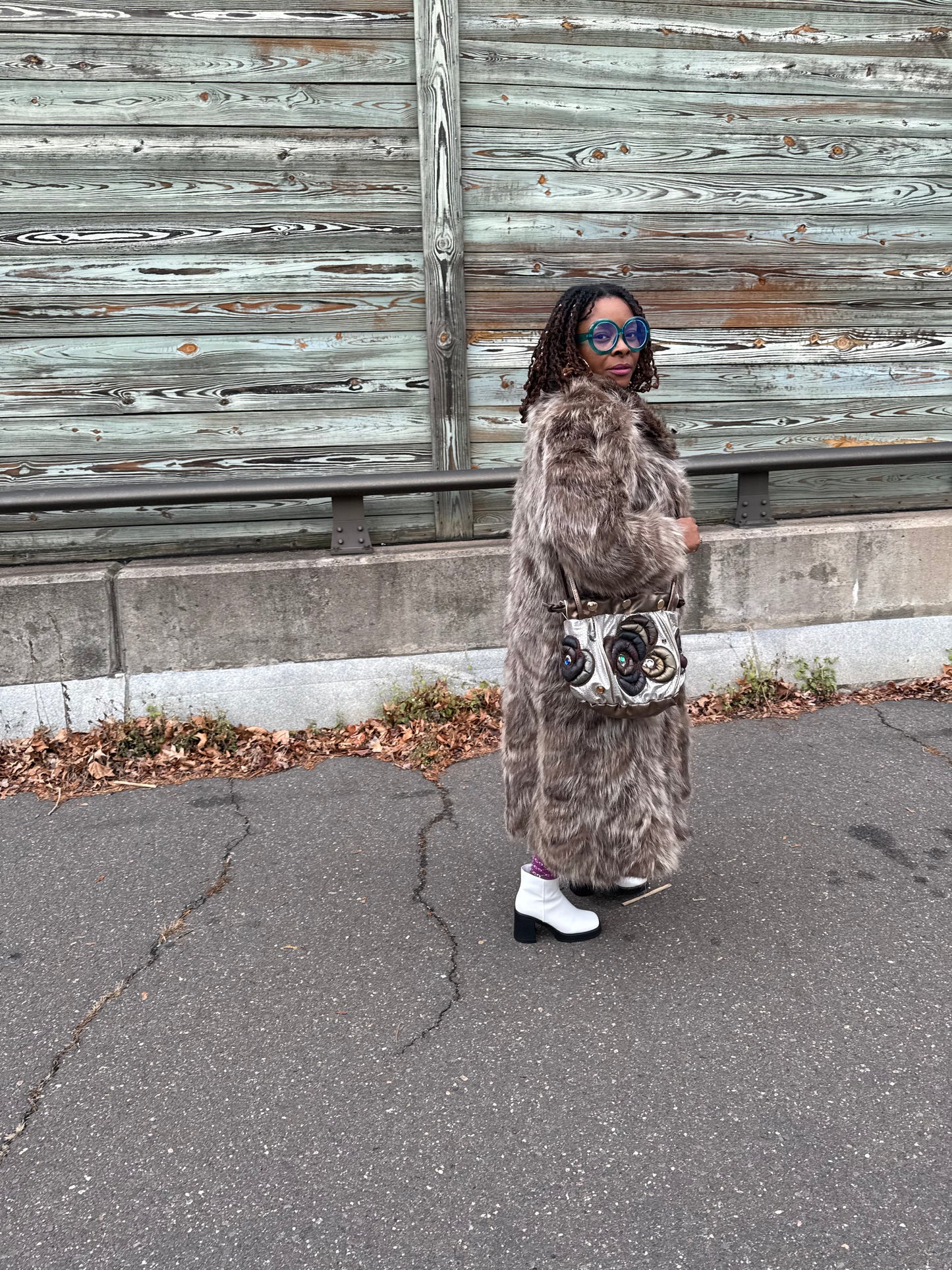 Flewed Out Fur Coat