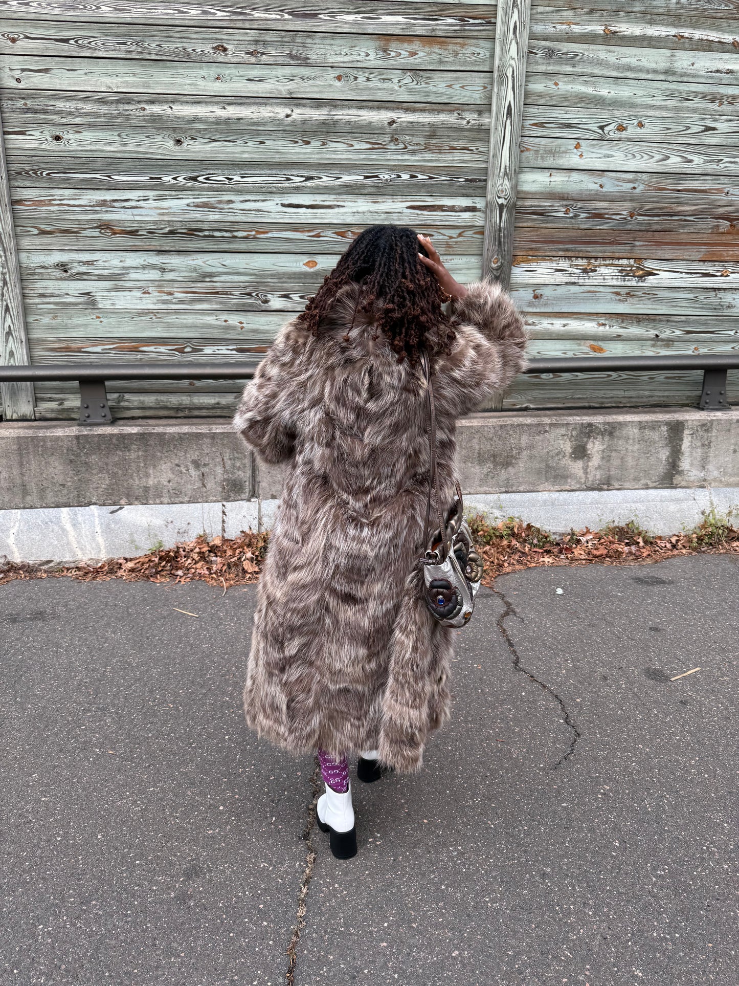 Flewed Out Fur Coat