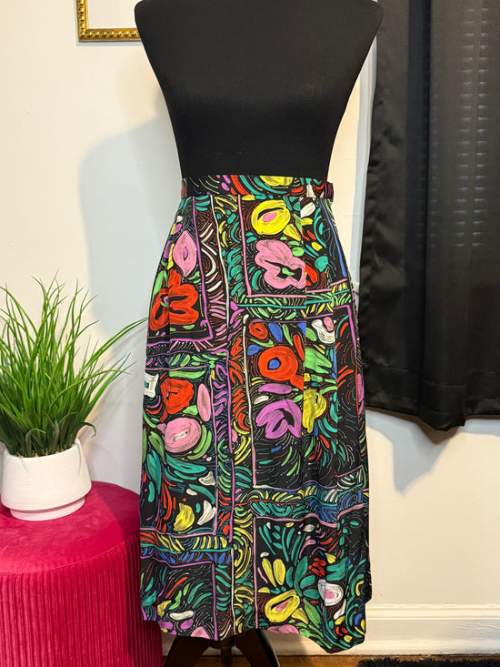 Mosaic Flowers Skirt