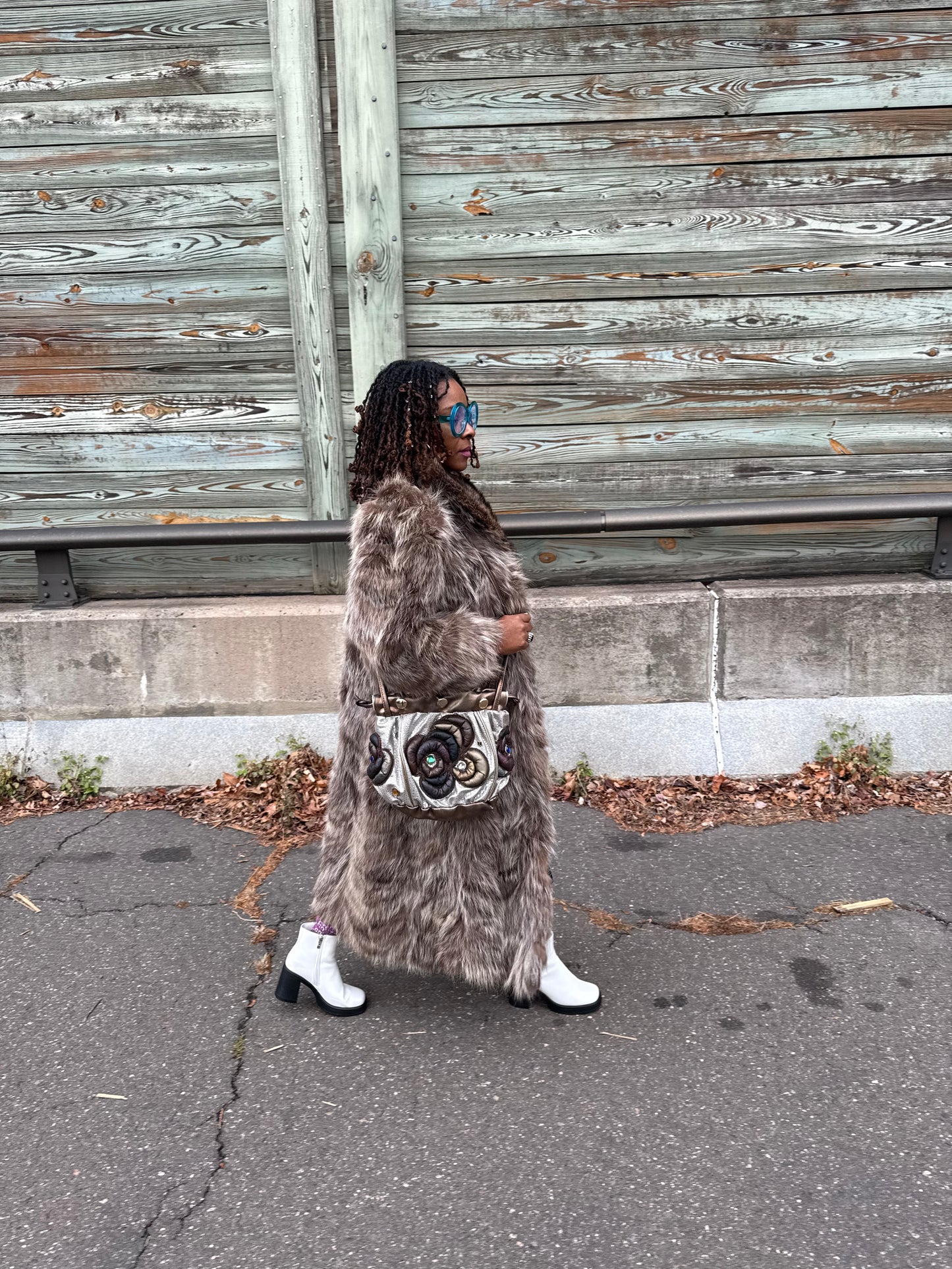 Flewed Out Fur Coat