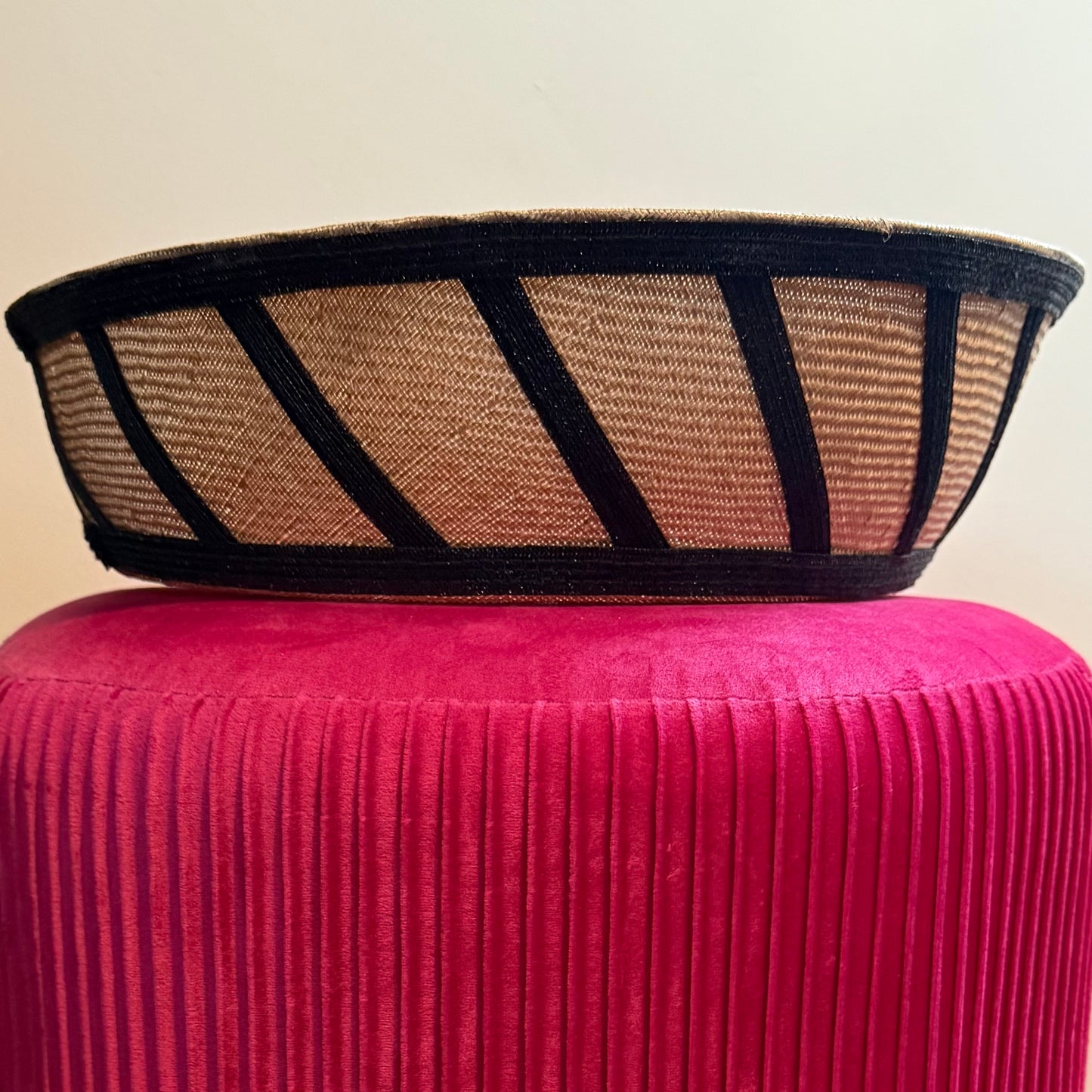 Lined In Straw Hat