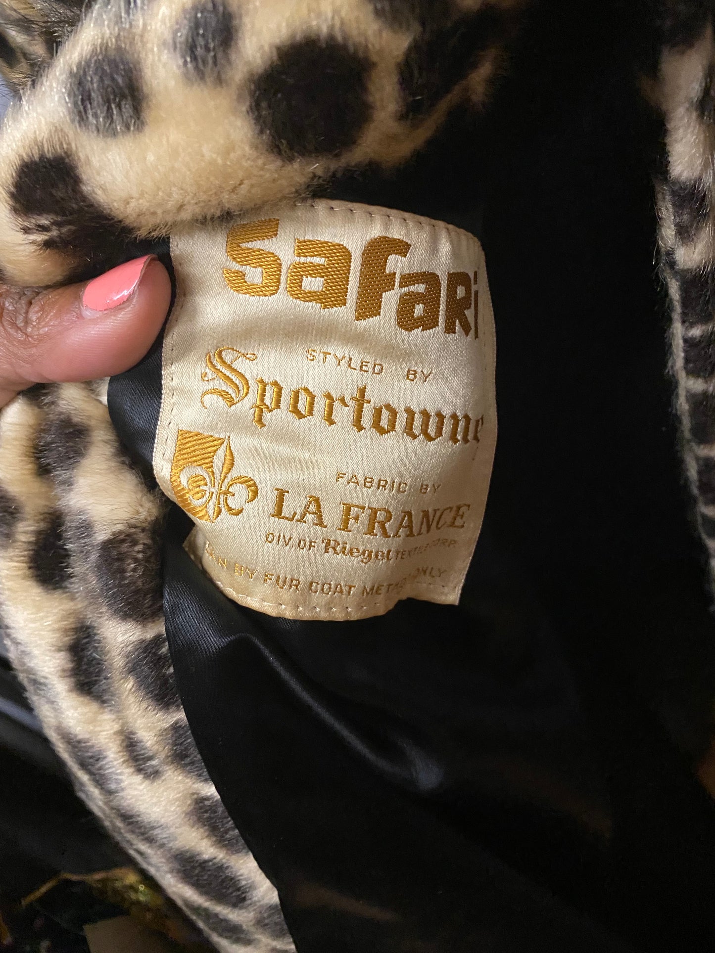 Animal Fever Faux Fur Trench