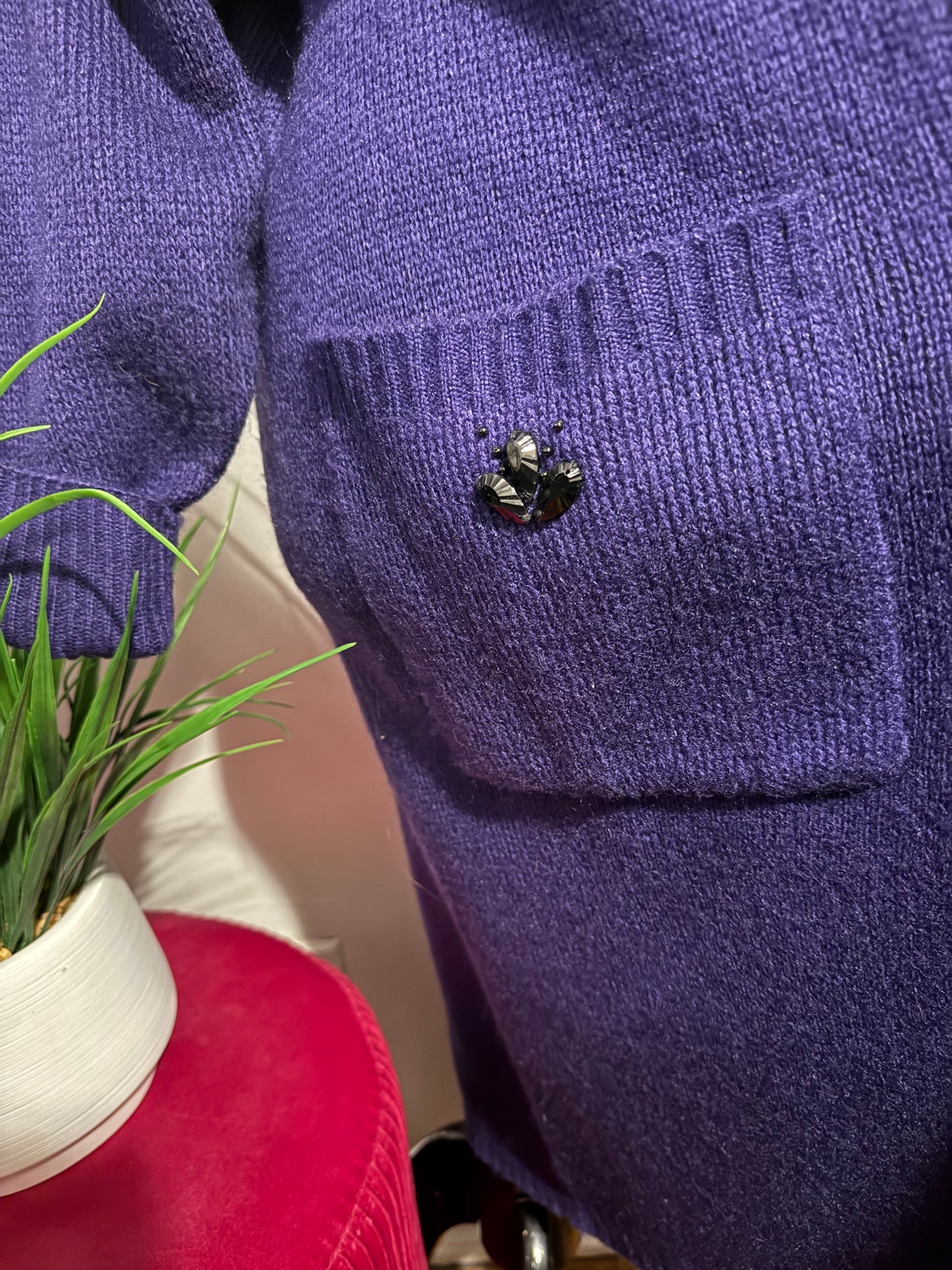 Eggplant Sweater