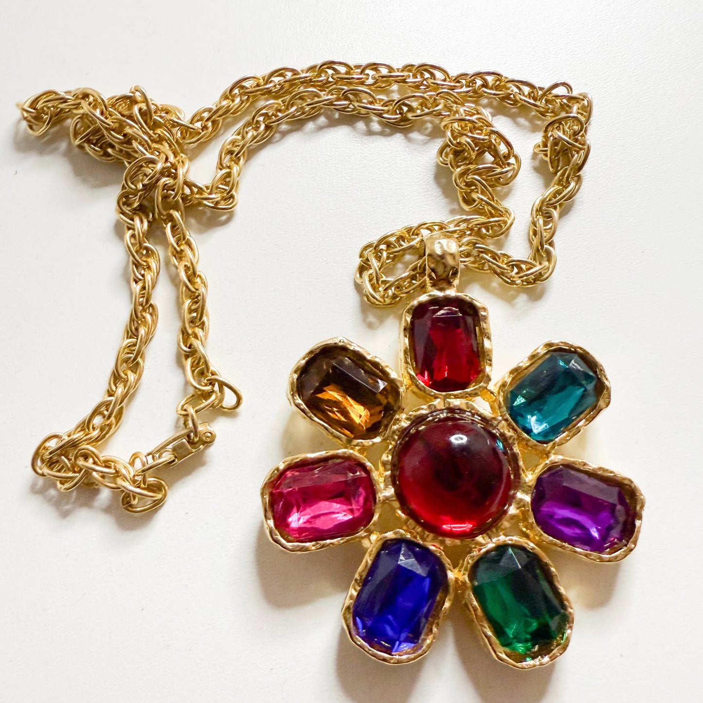 Colorfied Flower Necklace