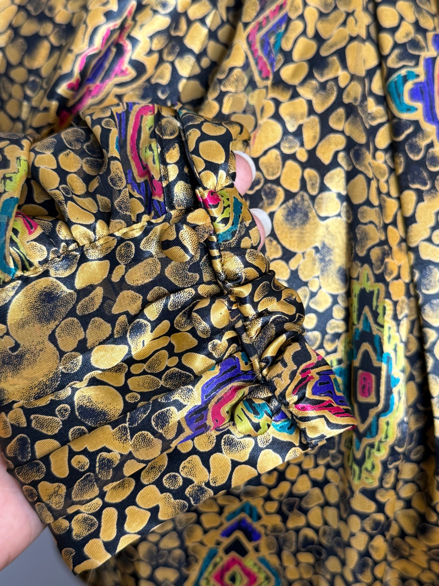 Snake Skin Colored Top
