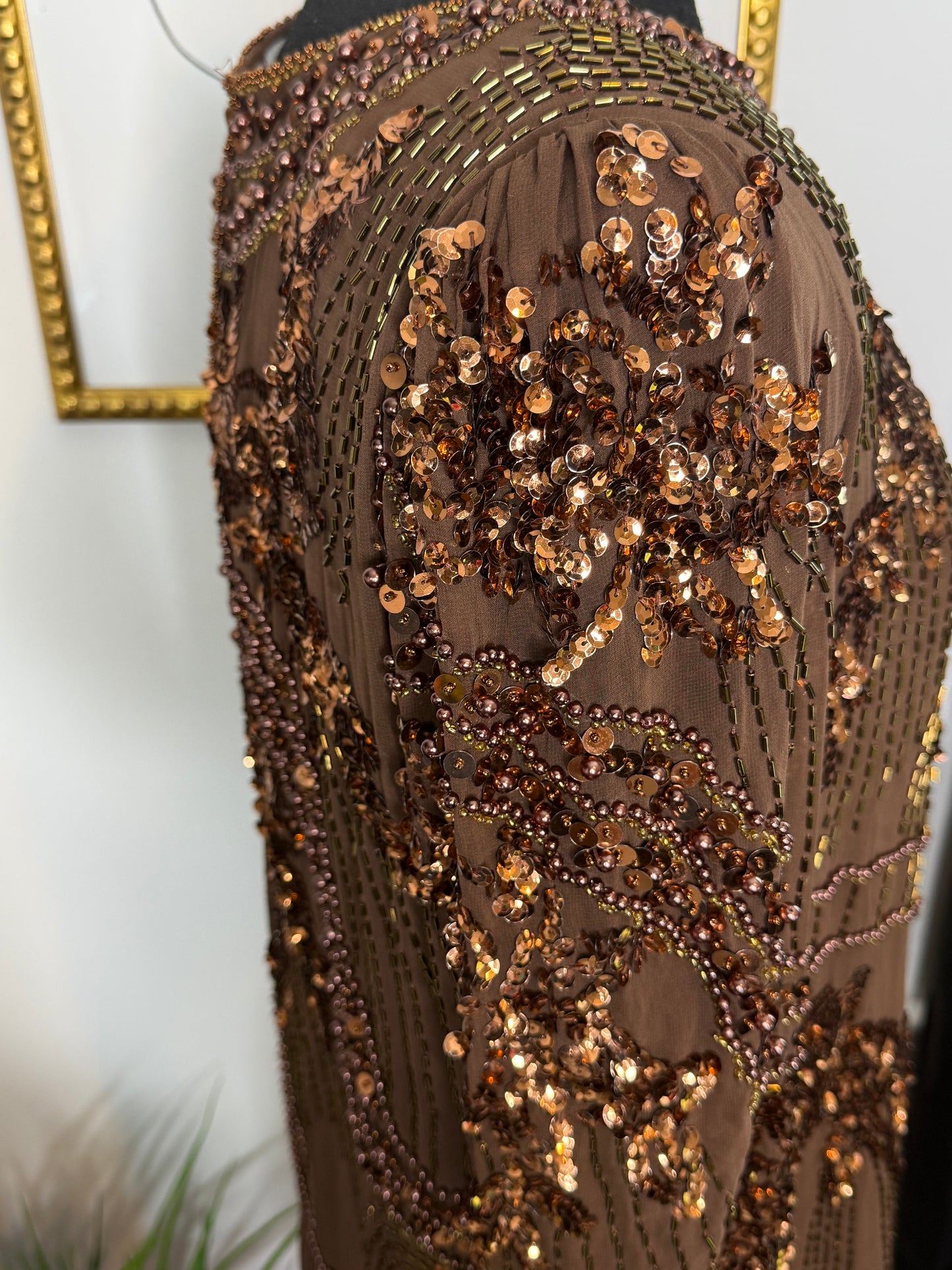 Mocha Me Sequin Top