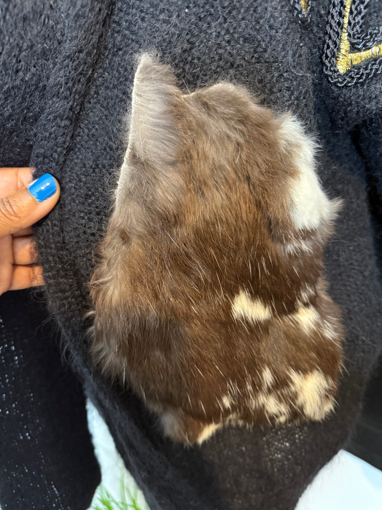 Tribal Fur Sweater