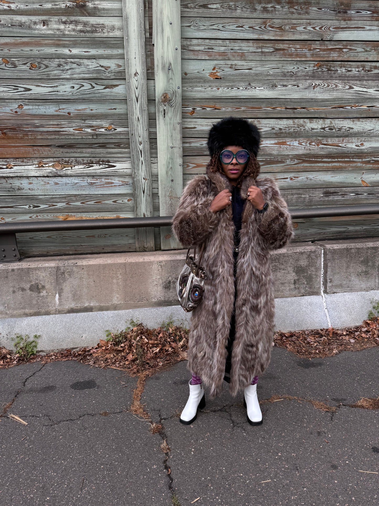 Flewed Out Fur Coat
