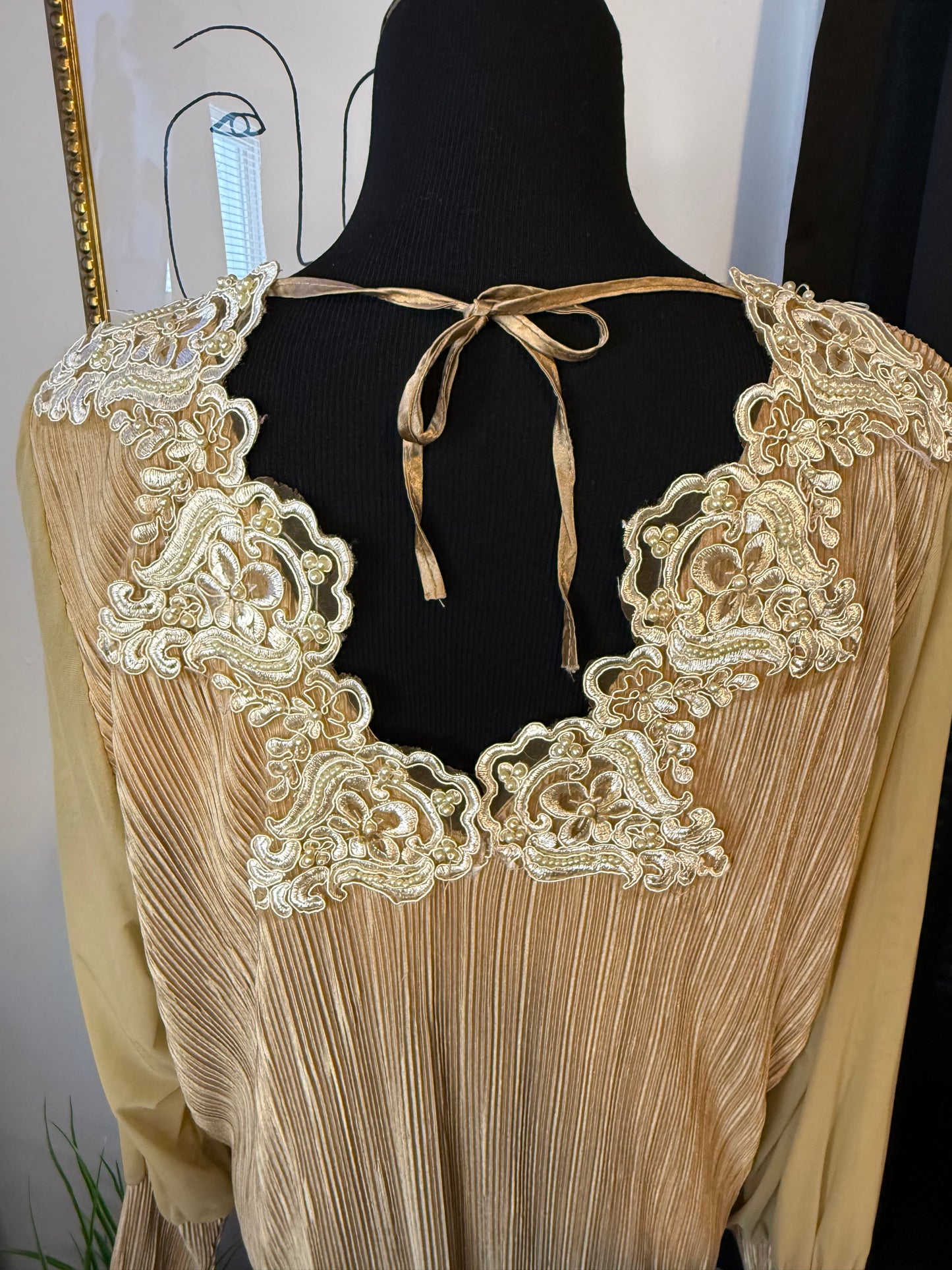 Old World Pleat Dress
