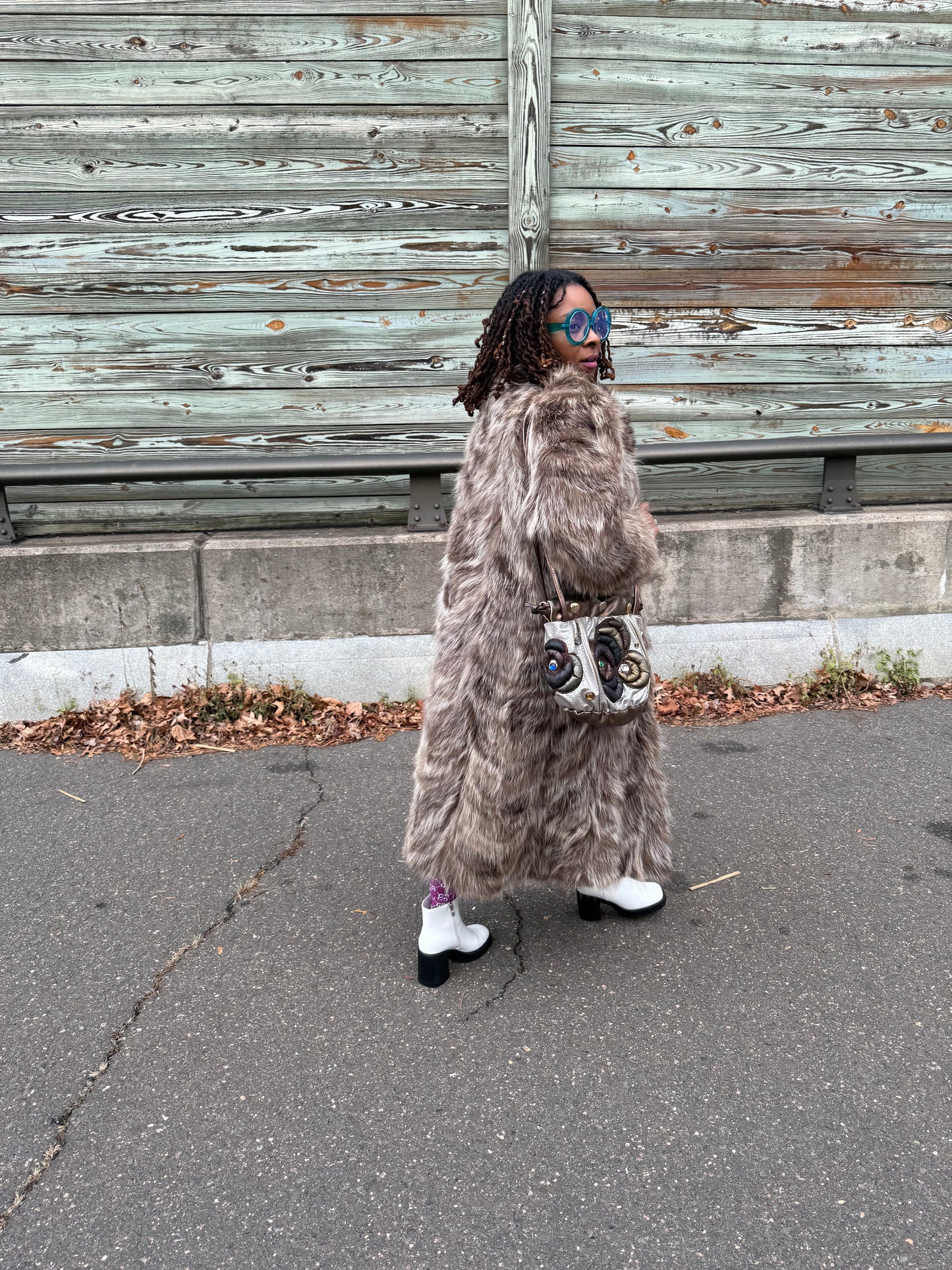 Flewed Out Fur Coat