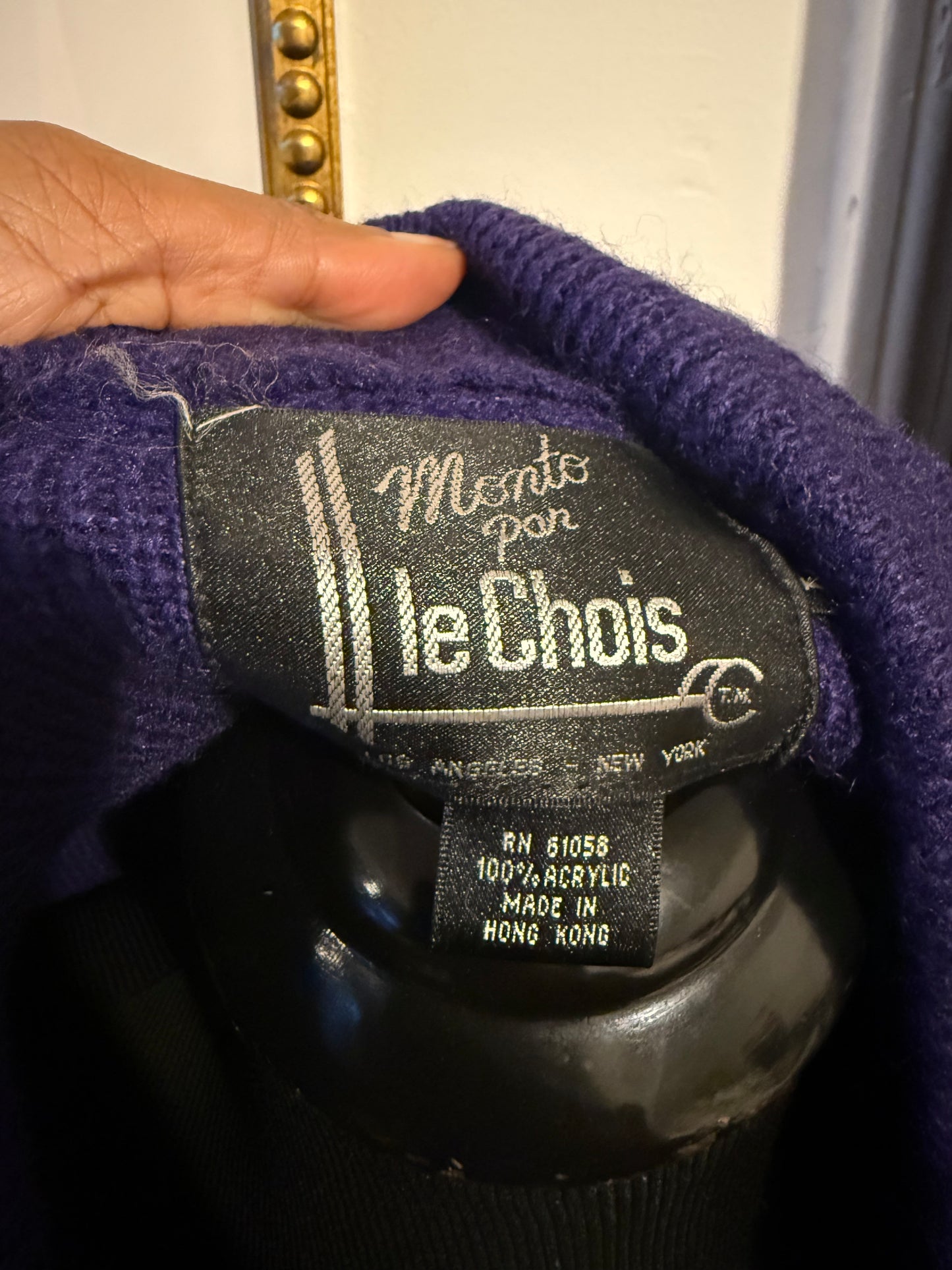 Eggplant Sweater