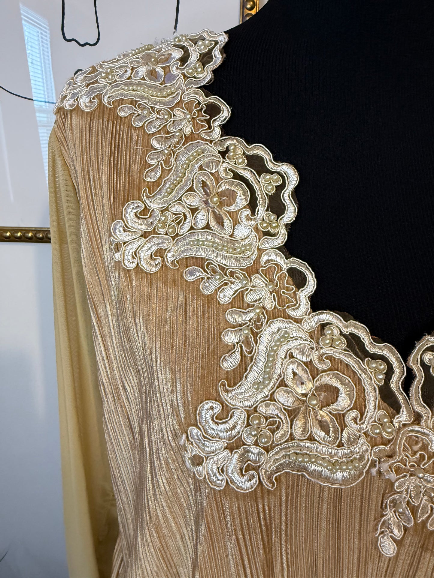 Old World Pleat Dress