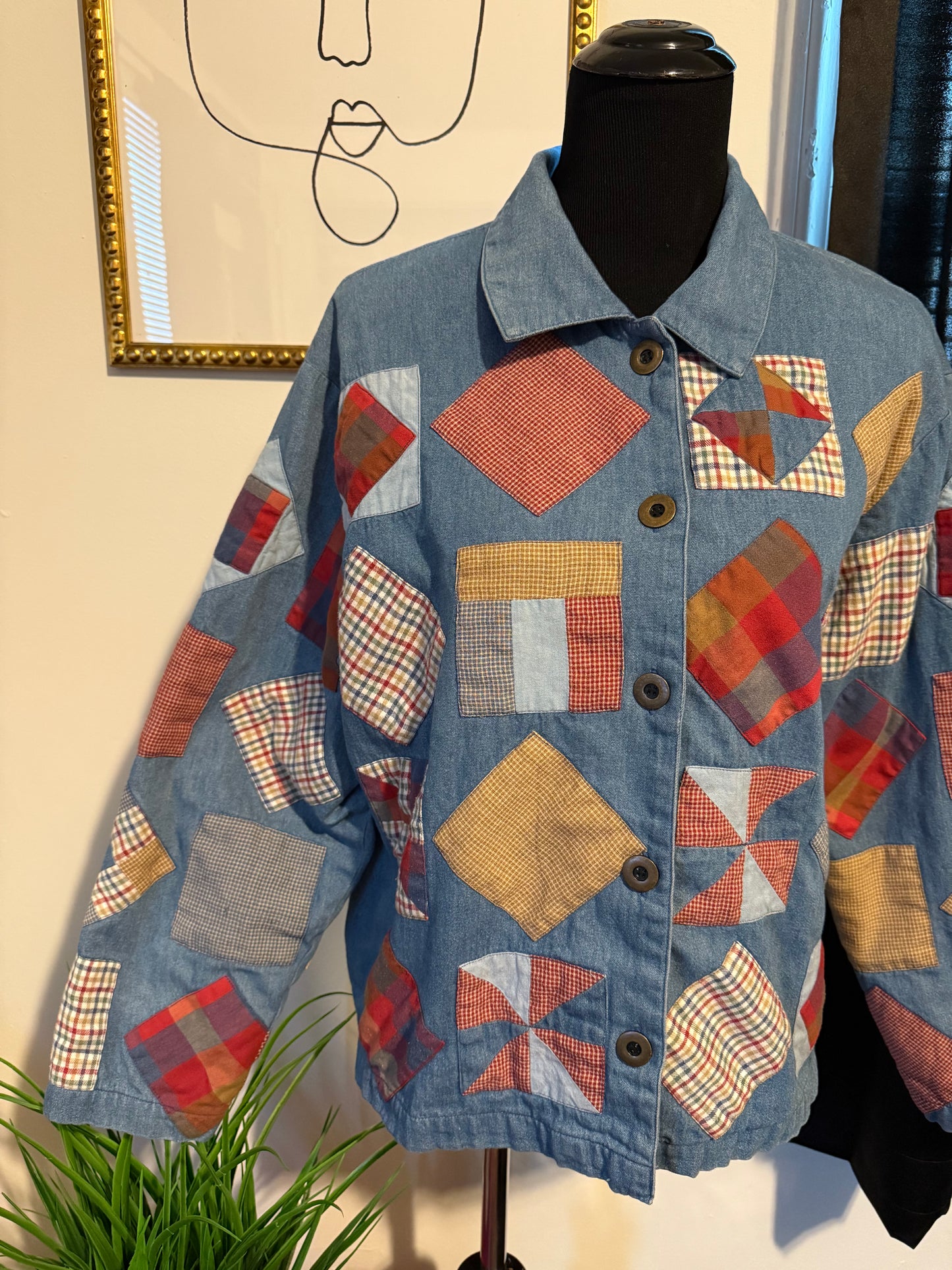 Jean Patch Jacket