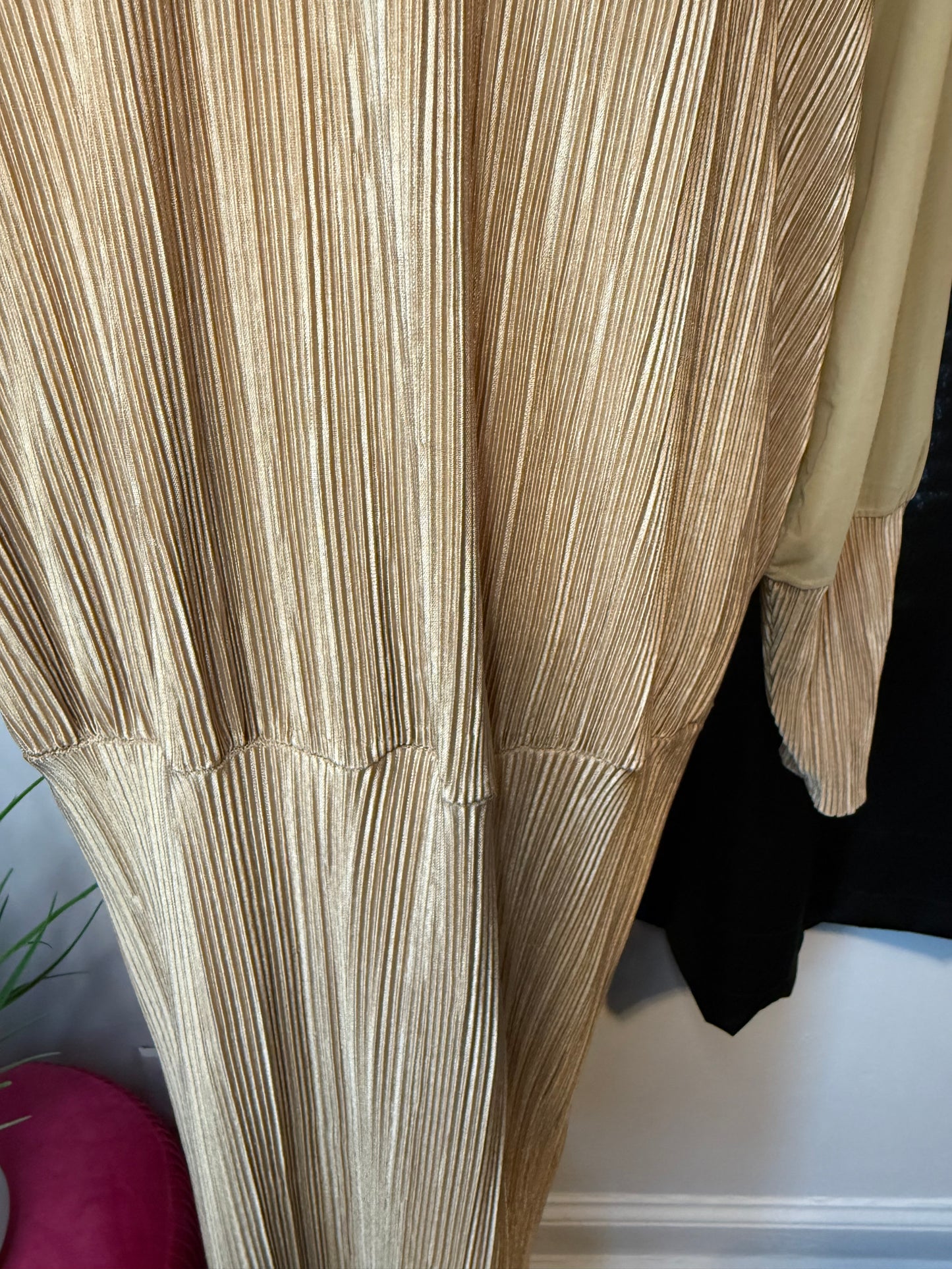 Old World Pleat Dress