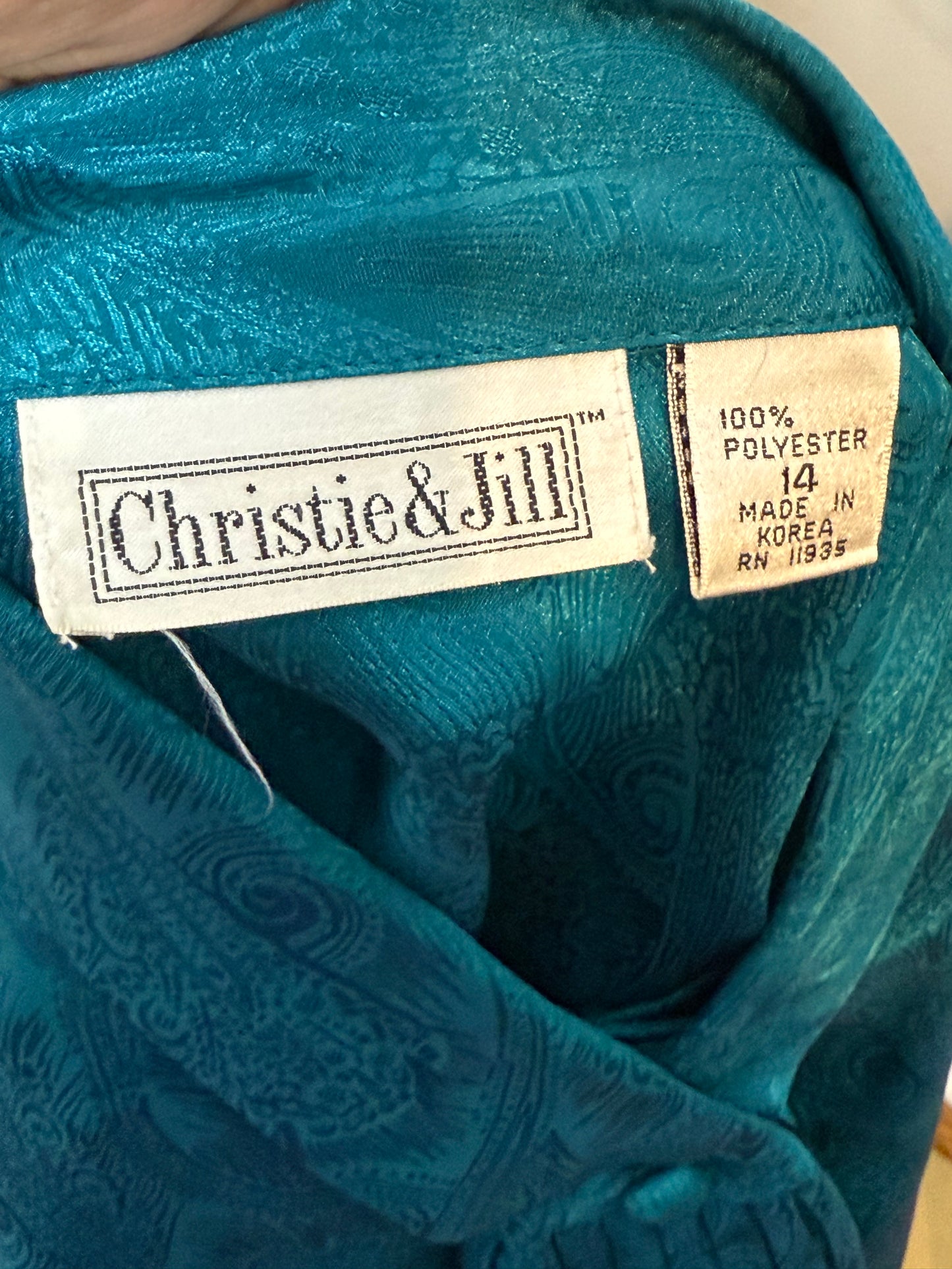 Turquoise Tassel Top