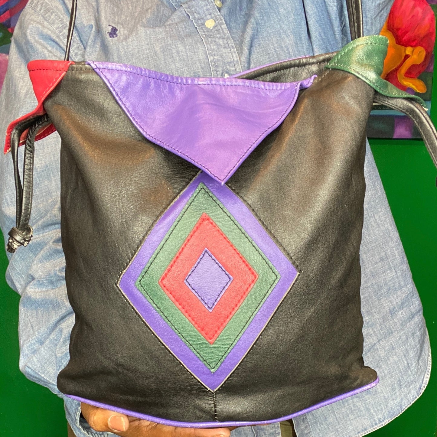 Colorblock Queen Bag