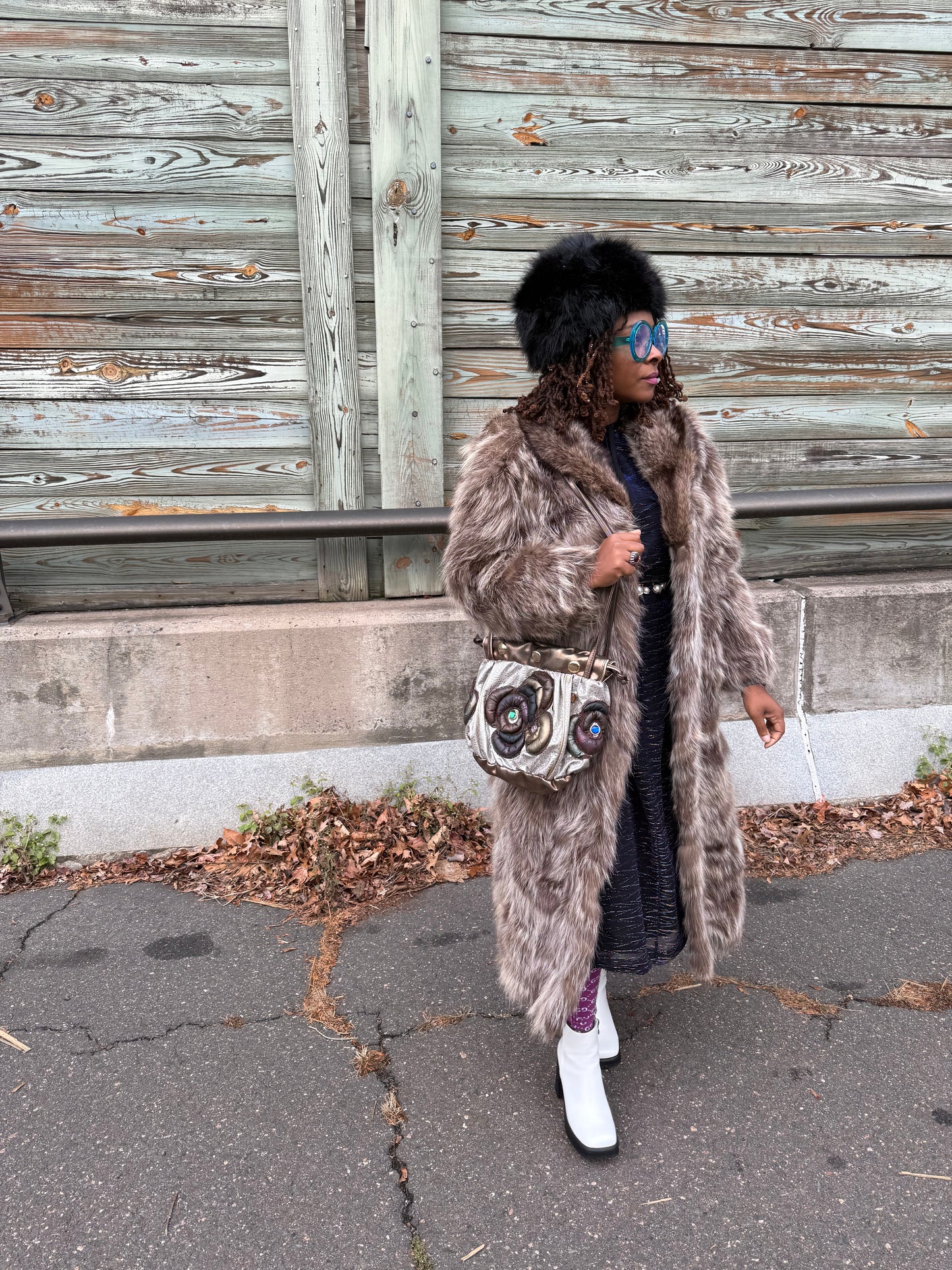 Flewed Out Fur Coat
