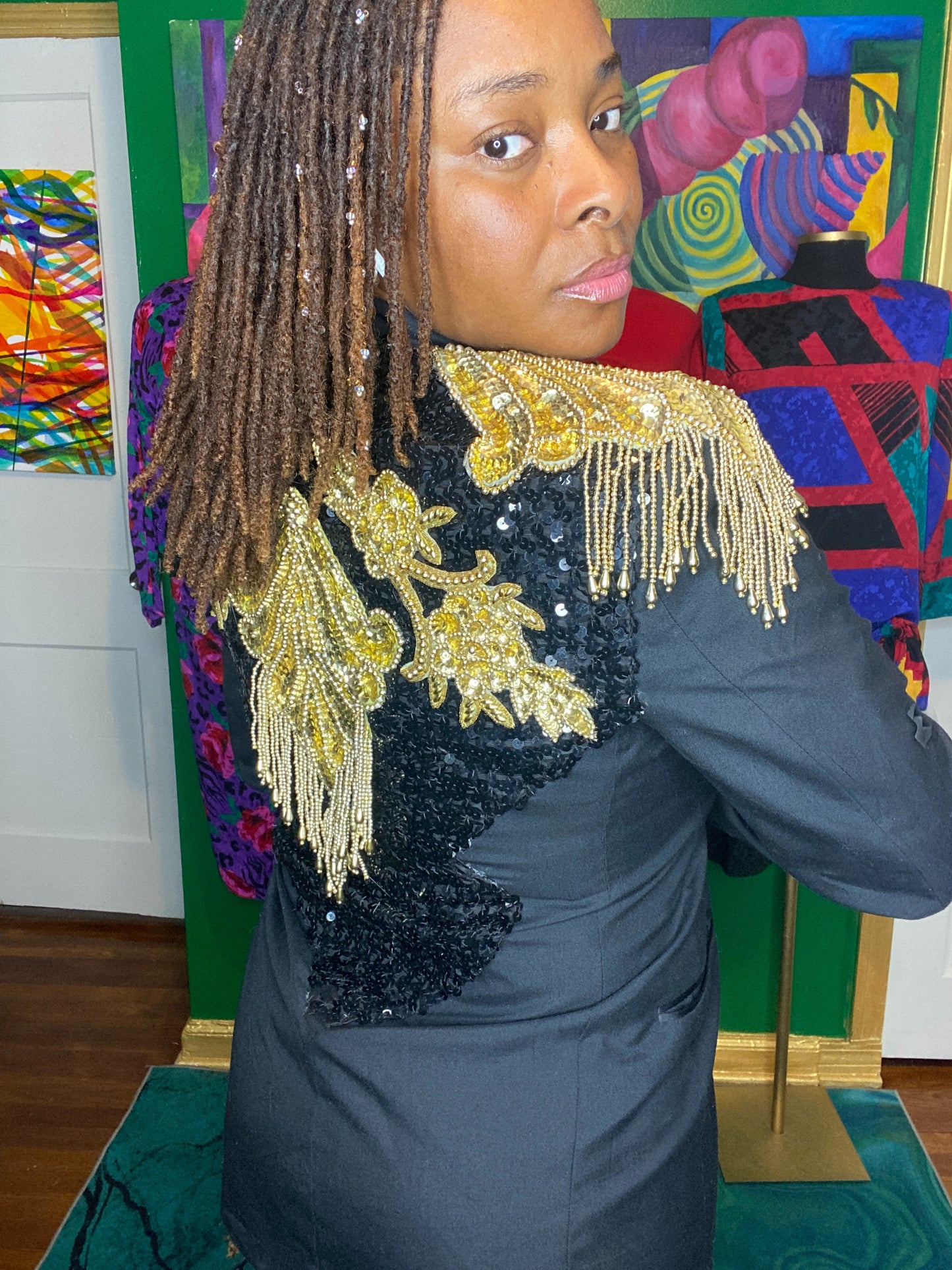 Embellished Blazer Jacket