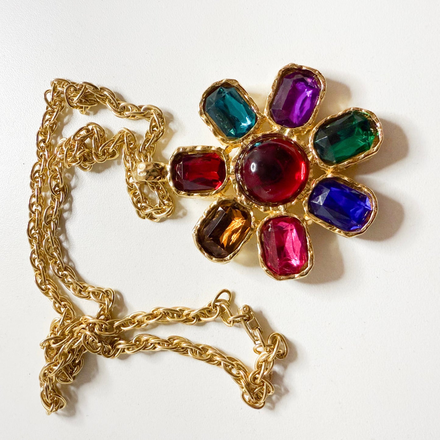 Colorfied Flower Necklace