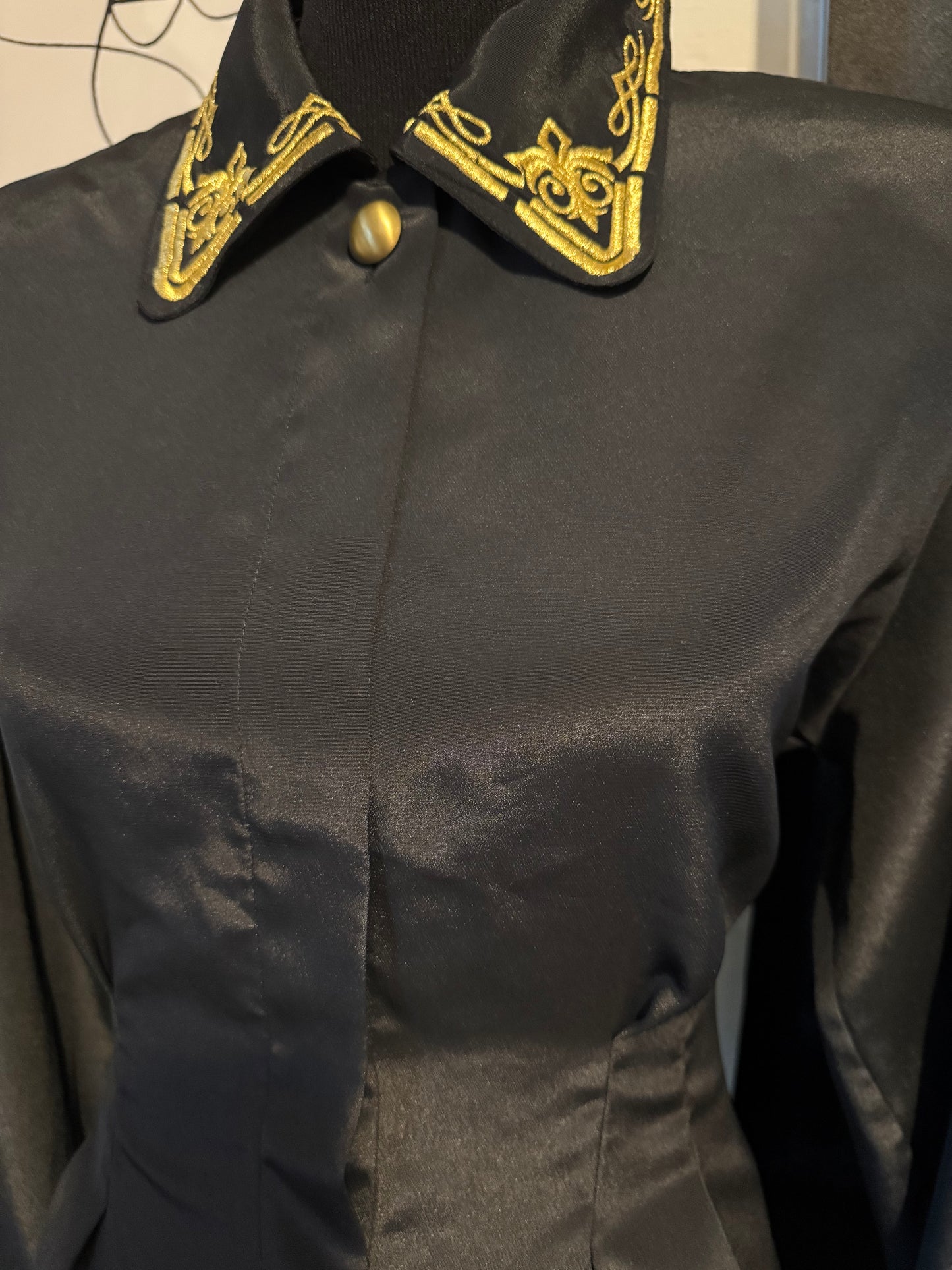 Midnight Gold Blouse
