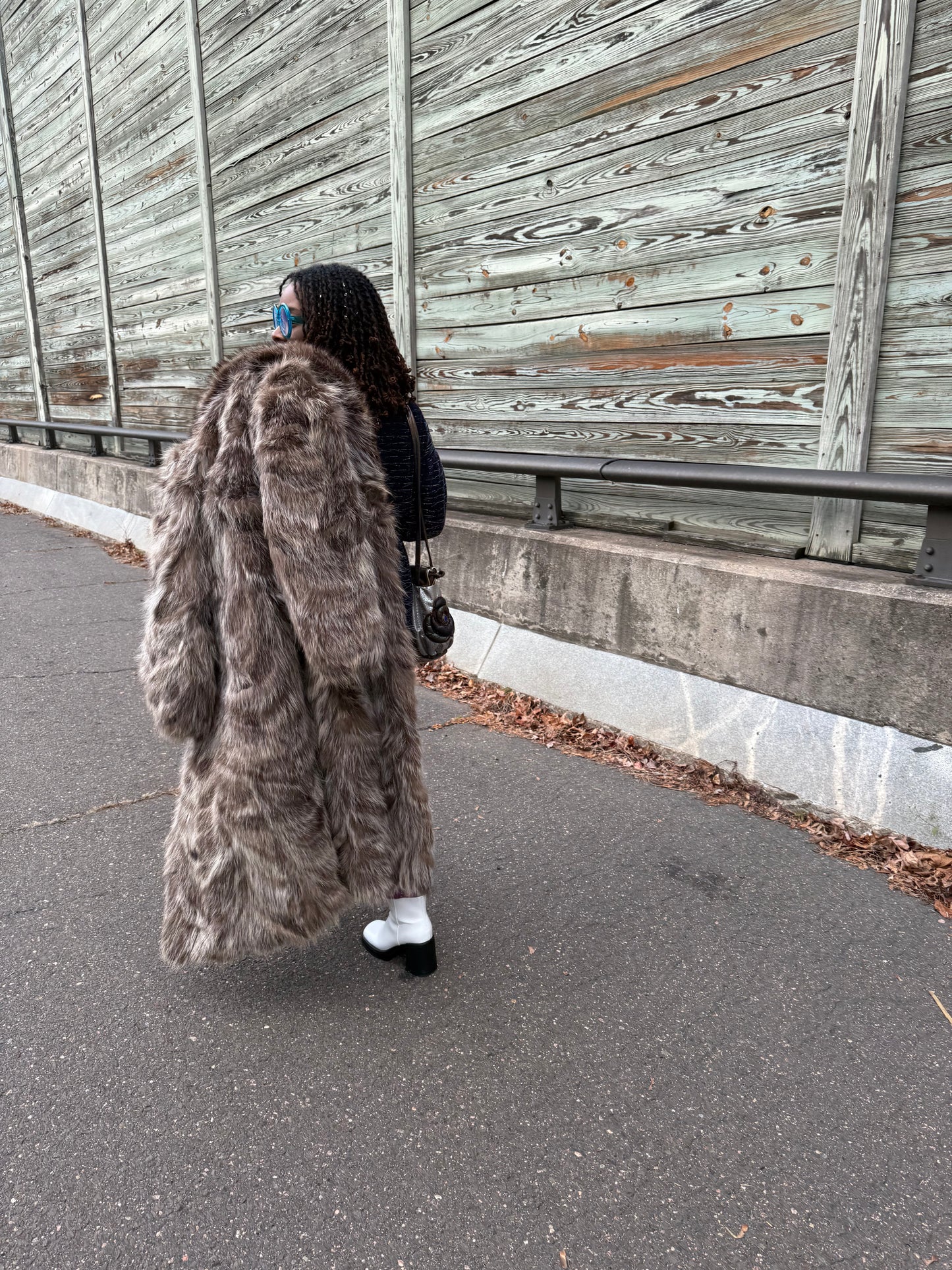 Flewed Out Fur Coat