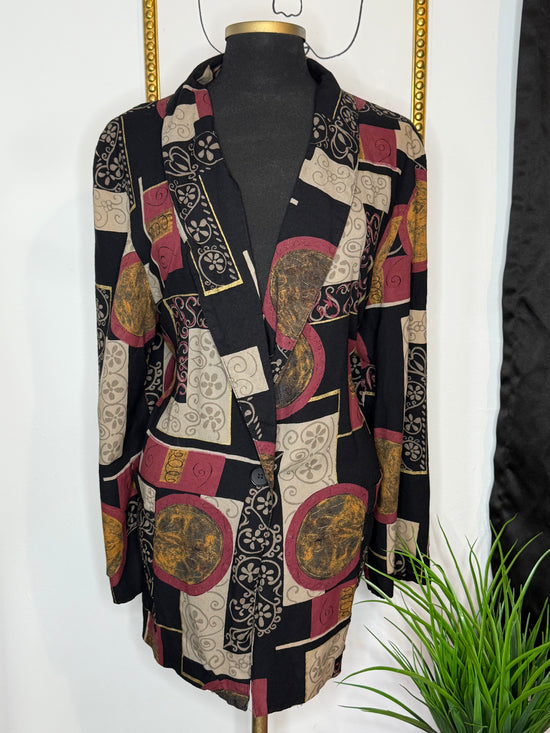 Medallion Stamp Blazer