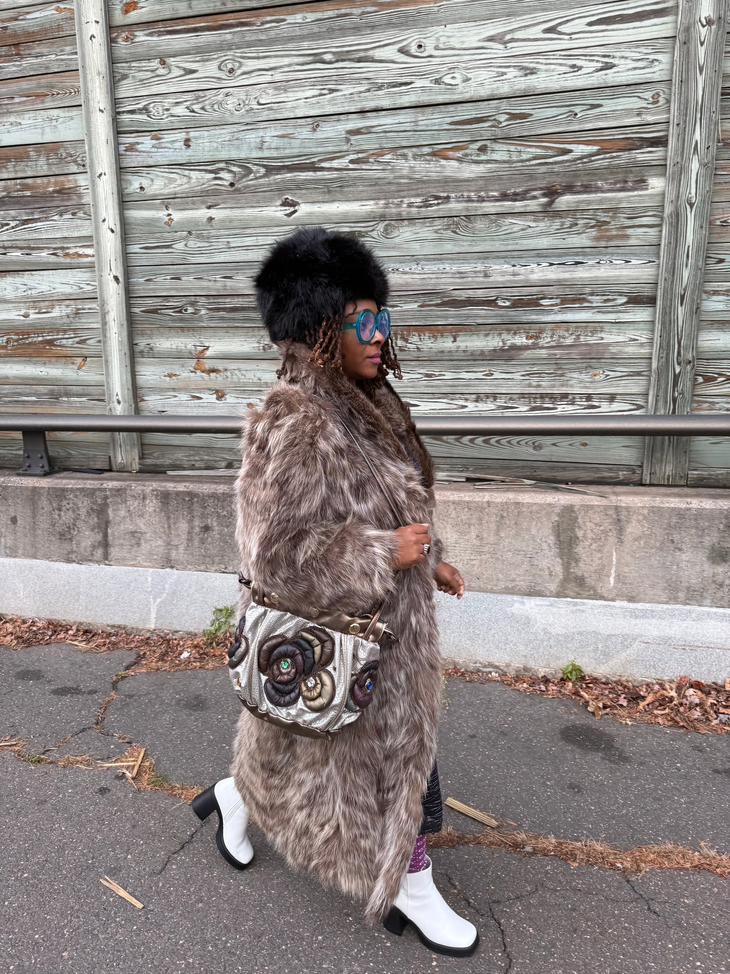 Flewed Out Fur Coat