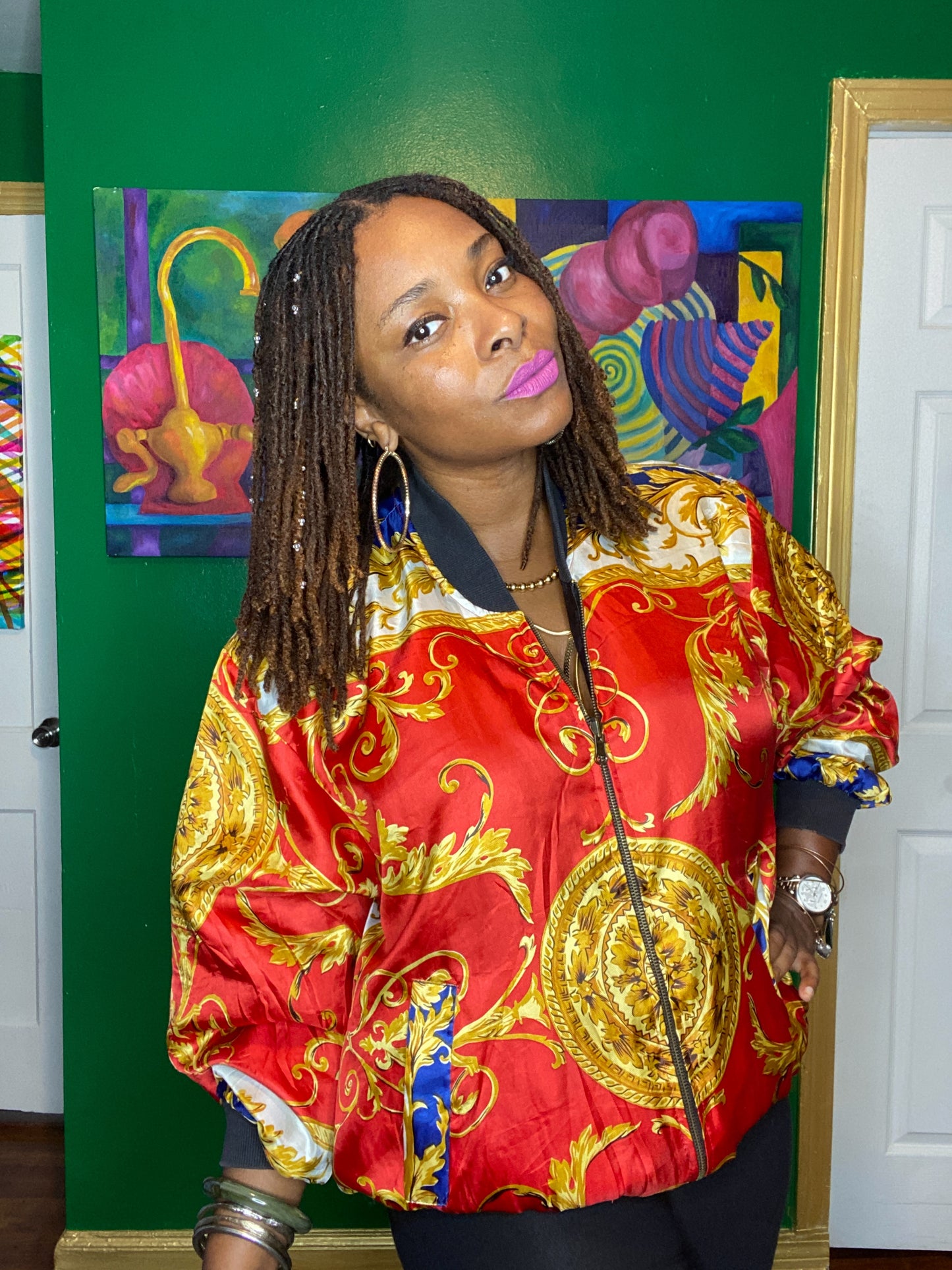 Have Mercy Reversible Baroque Style Jacket