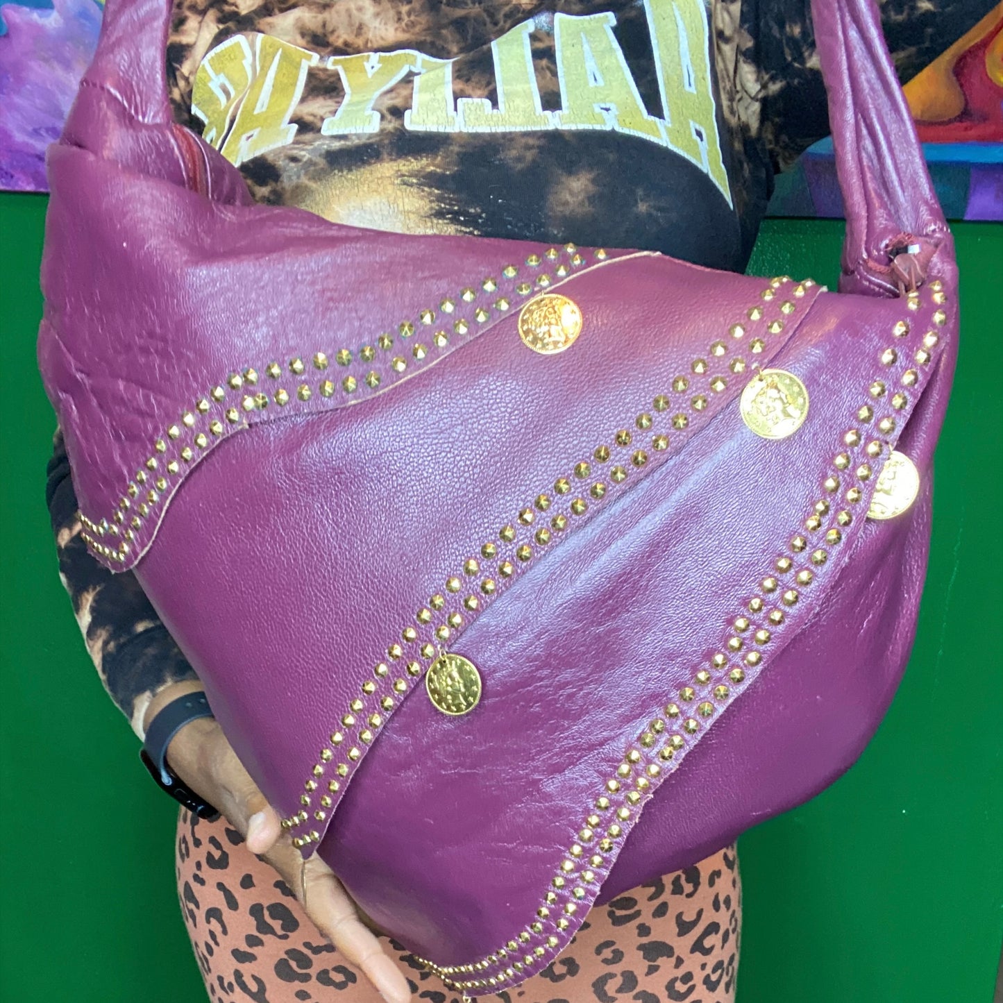 Grape-ing Hobo Bag