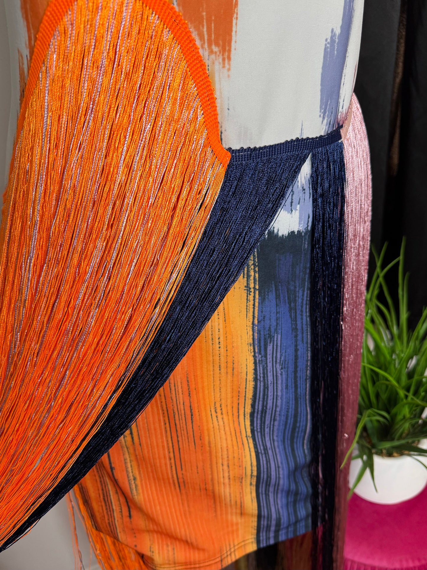 It’s The Fringe On Me Dress