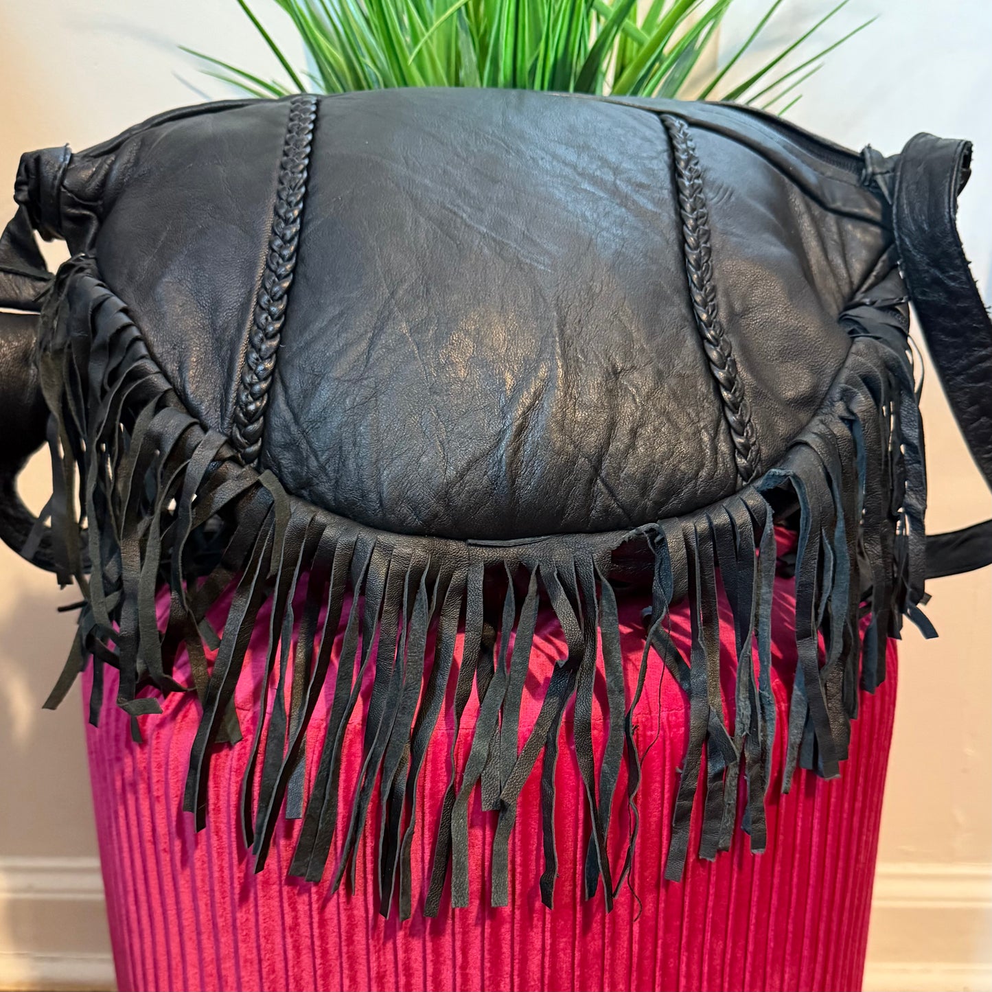 Violet Rose Biker Bag