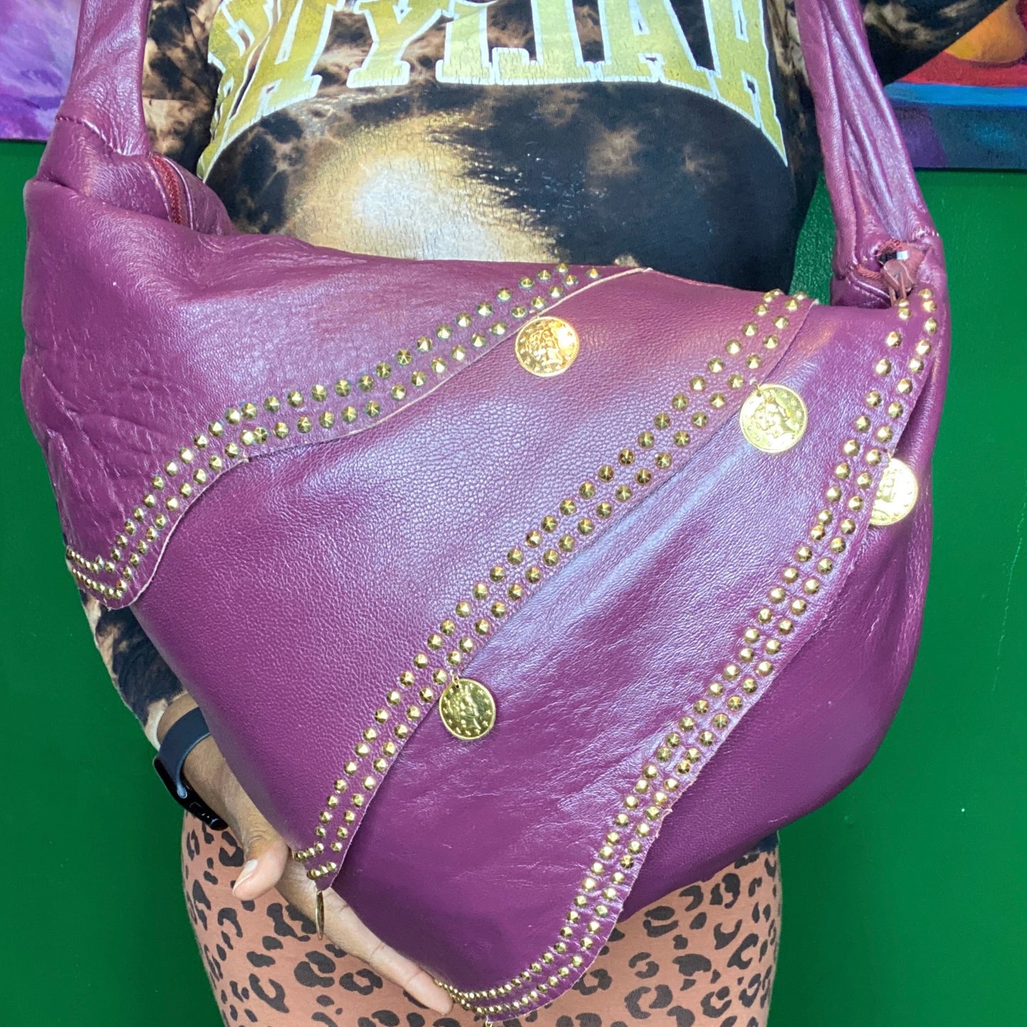 Grape-ing Hobo Bag