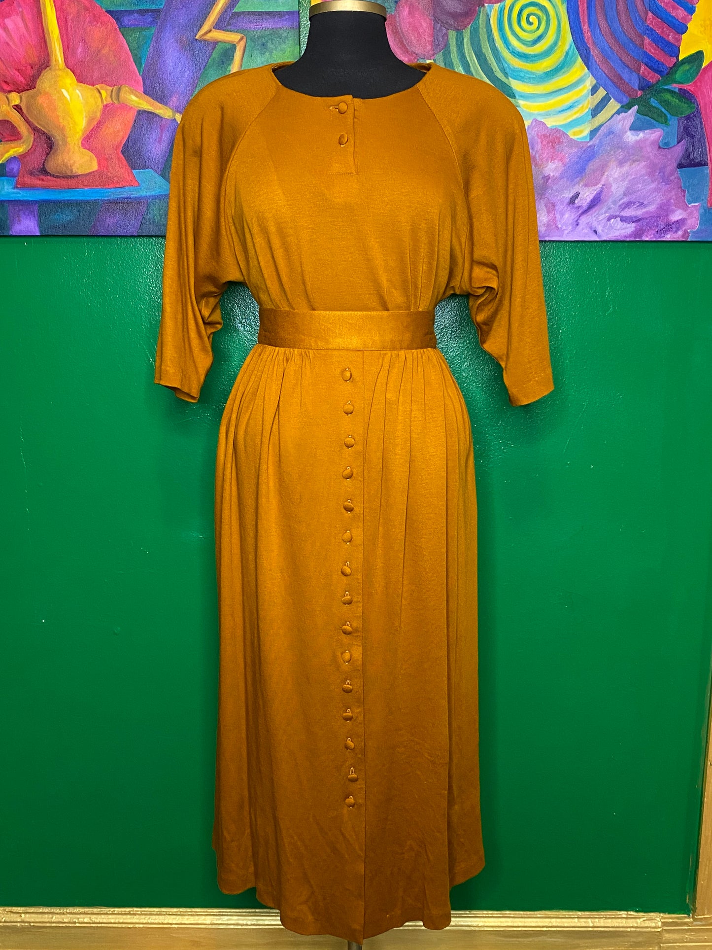 Buttoned Orange Set