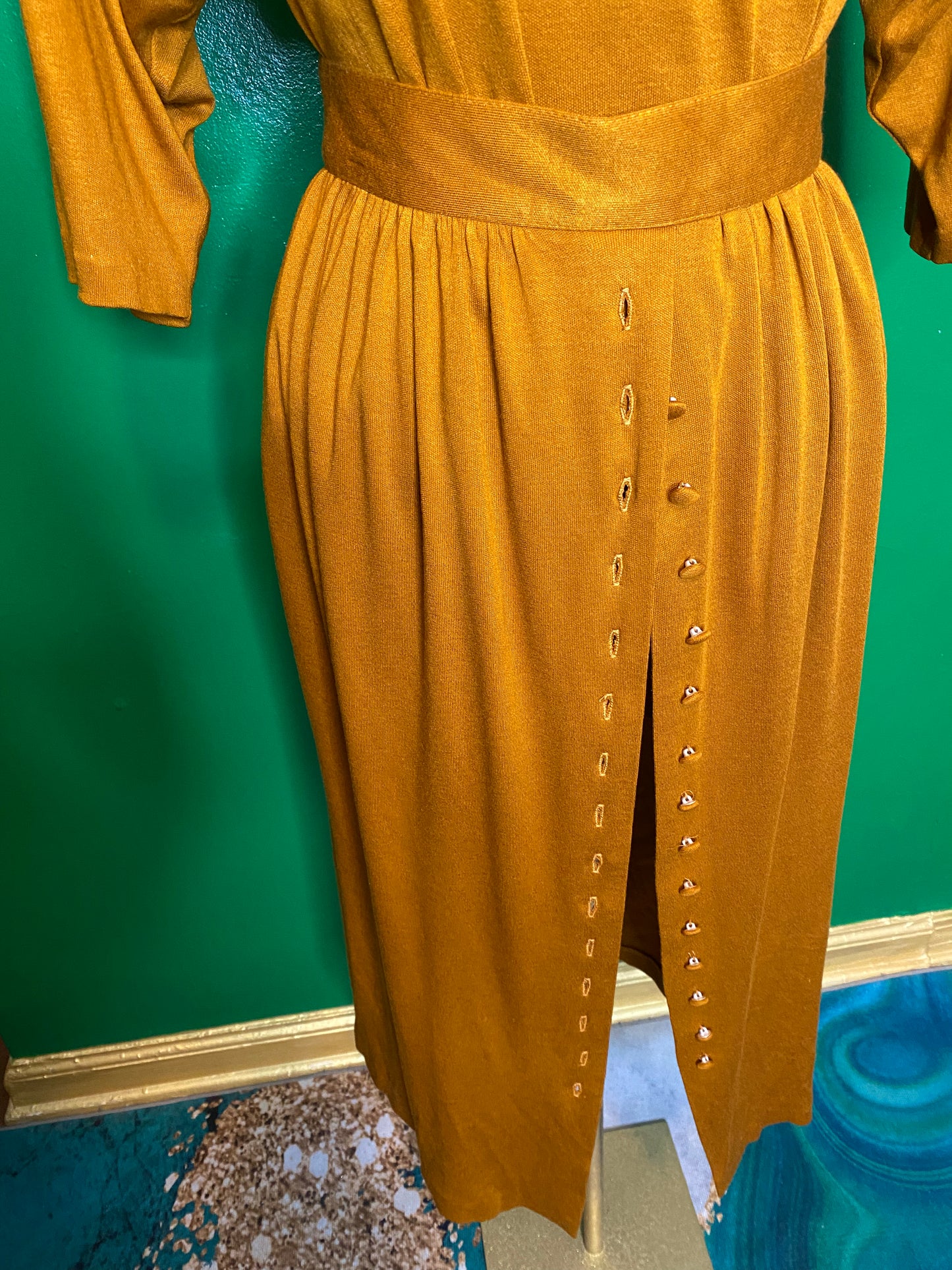 Buttoned Orange Set