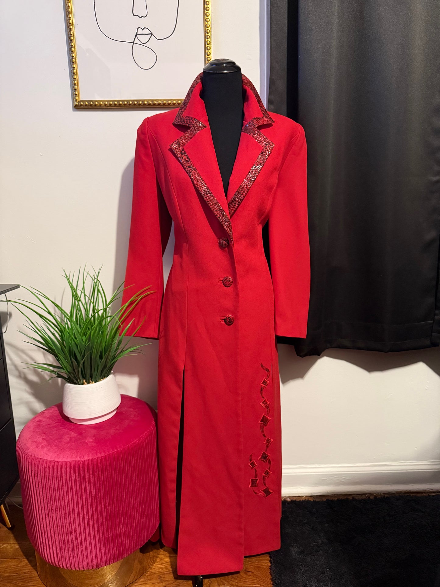 Slithering Red Jacket/Dress