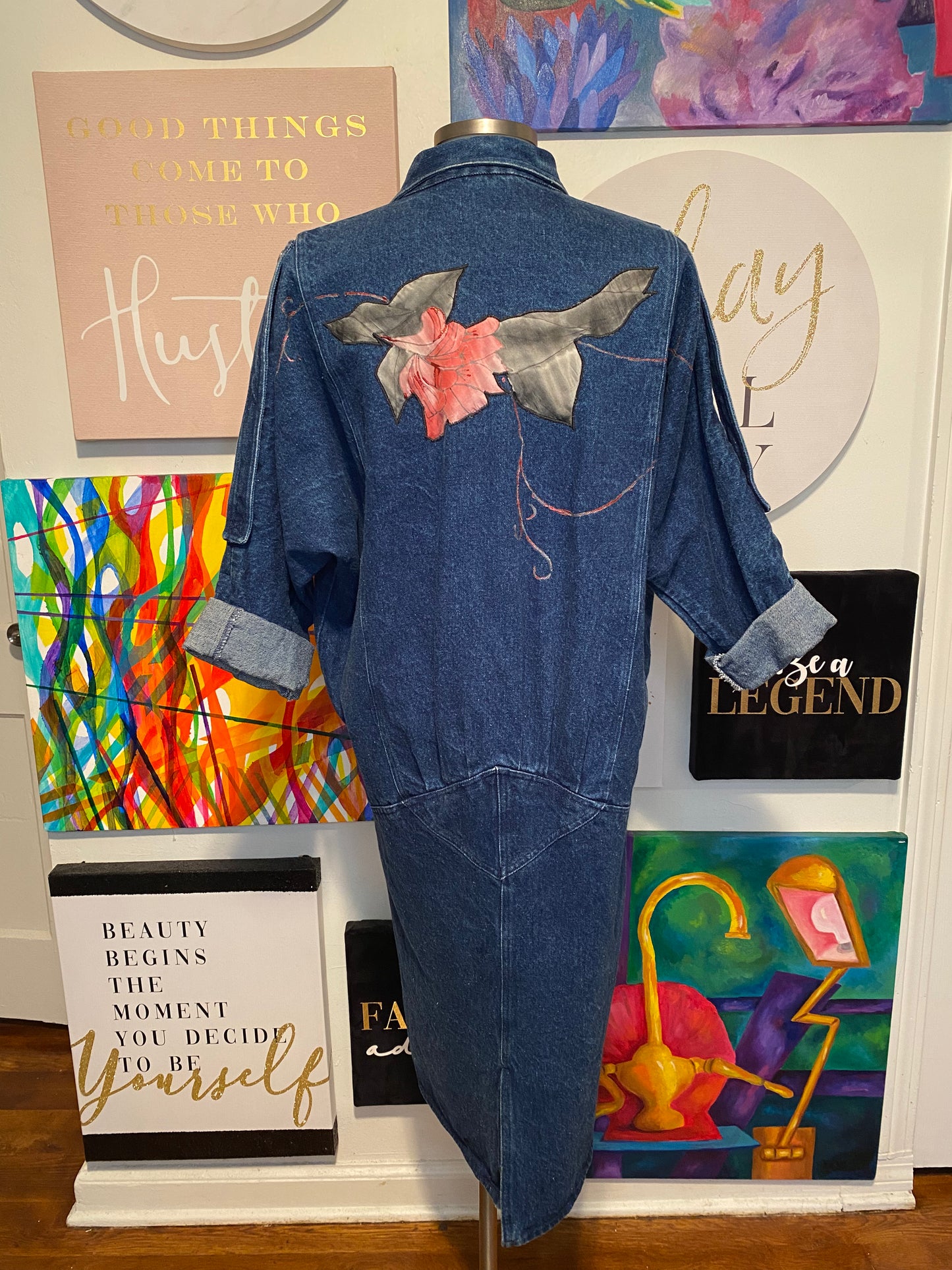 The Creative Denim Dress