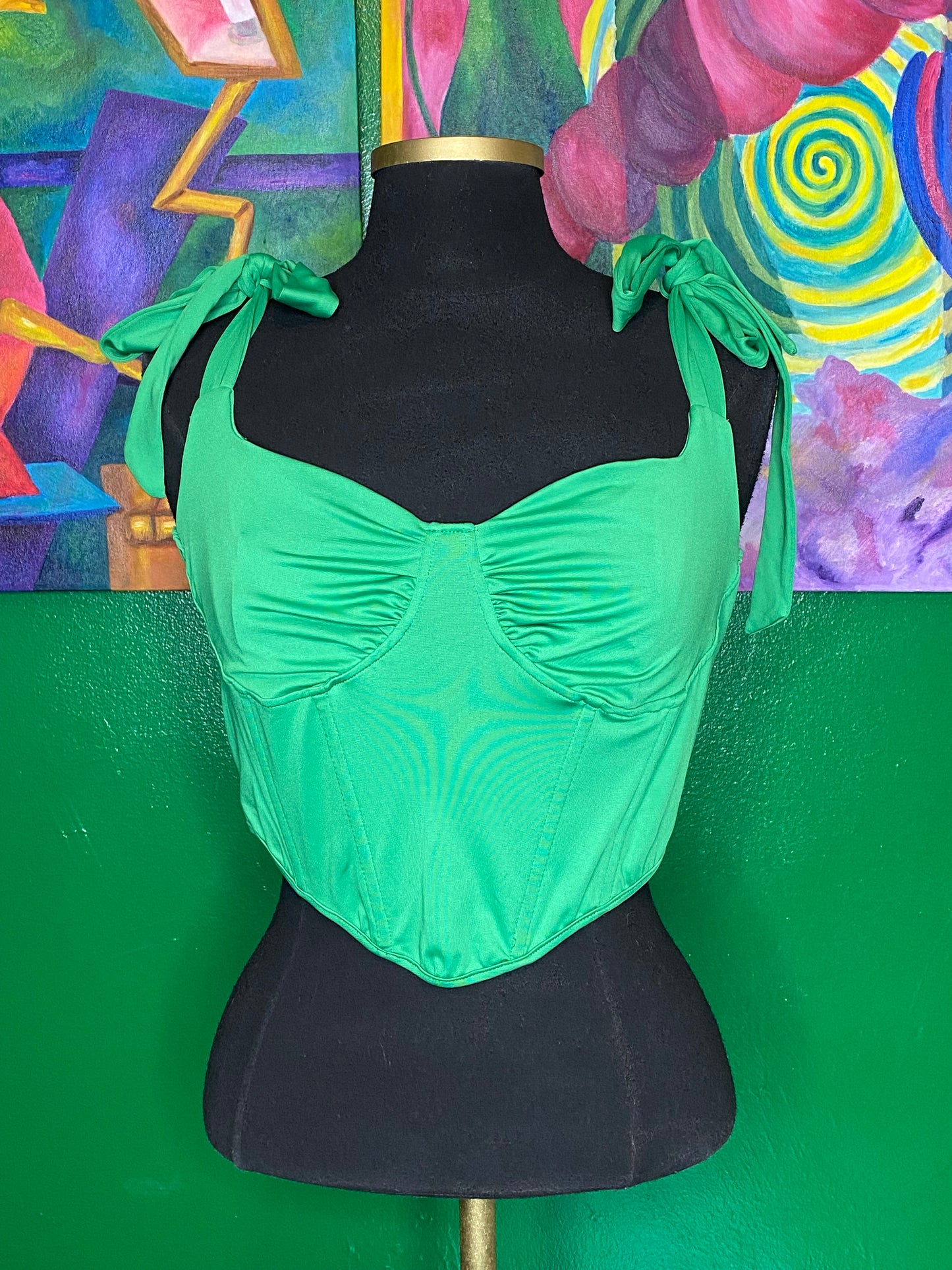 Green & Ruffle Set