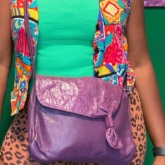 Purp Croc Bag