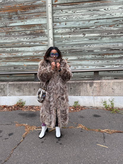 Flewed Out Fur Coat