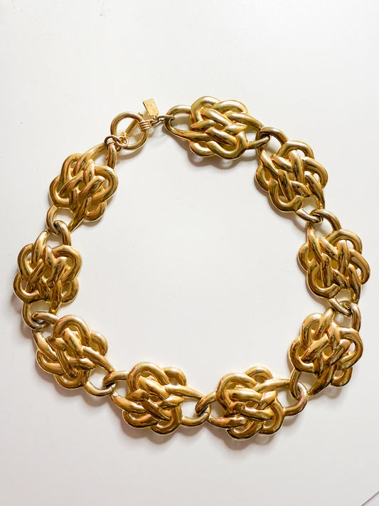 Scrambled Knot Necklace